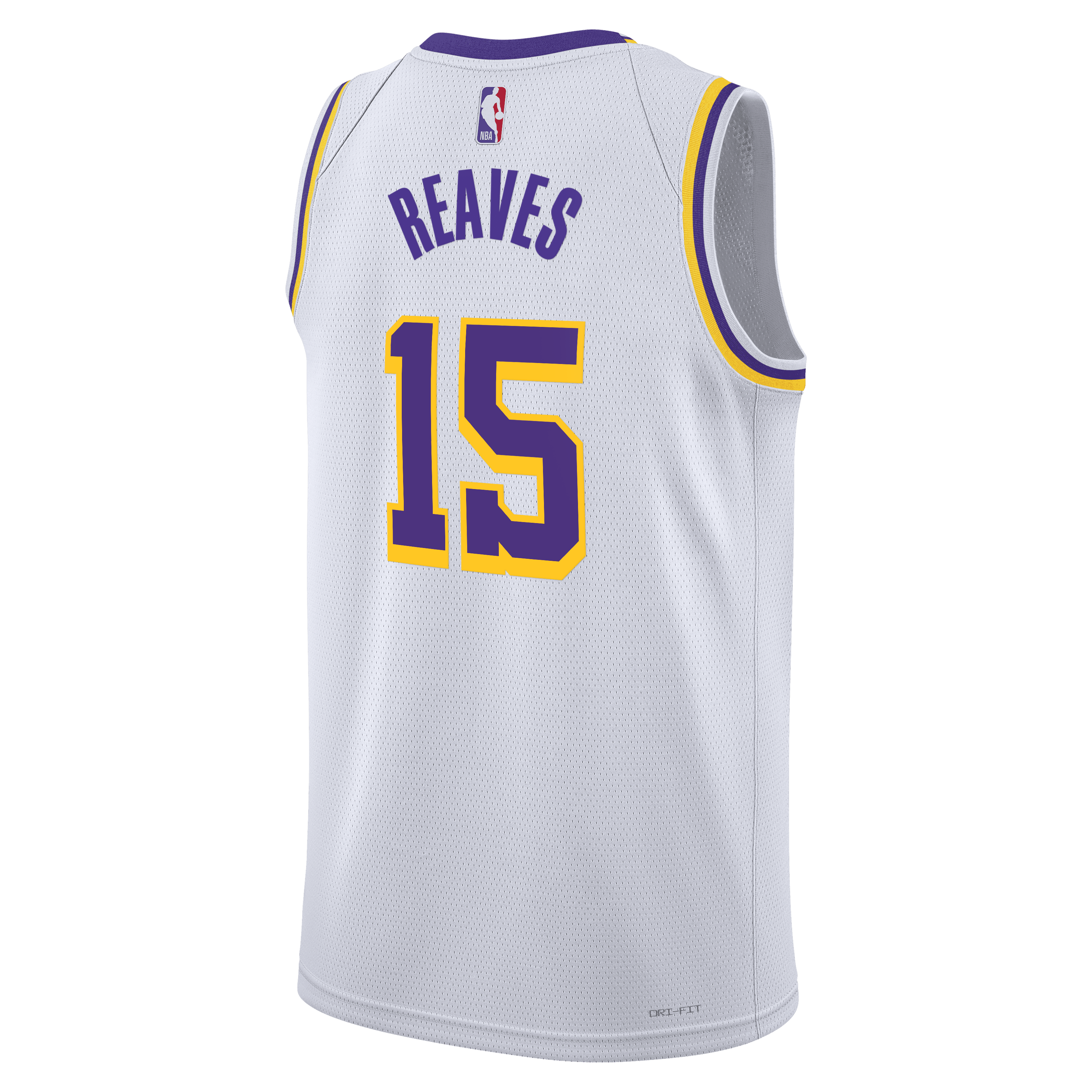 Los Angeles Lakers Nike Association Edition Swingman Jersey - White - Austin Reaves - Unisex