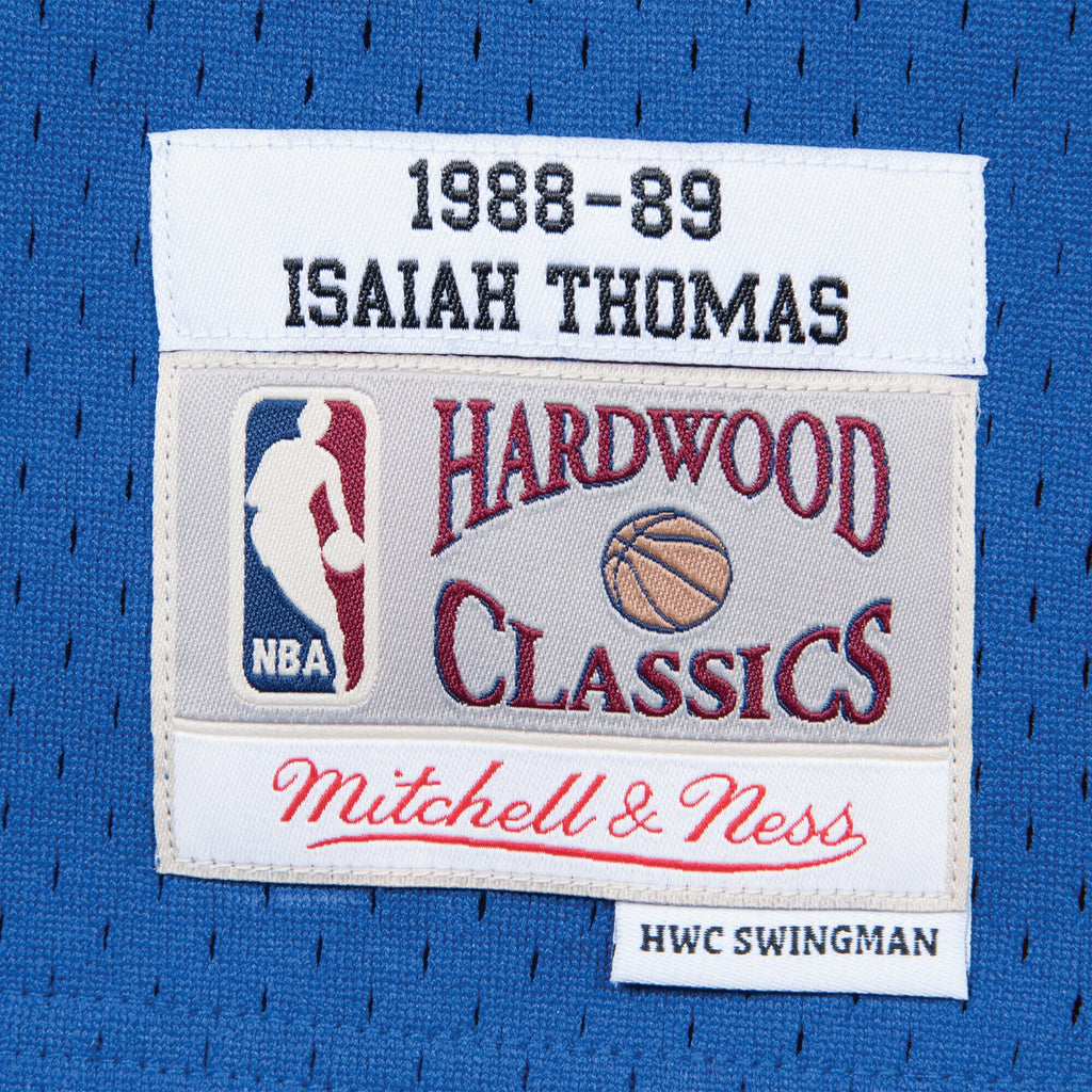 Detroit Pistons Mitchell & Ness Swingman Jersey Road Isiah Thomas 1988-89