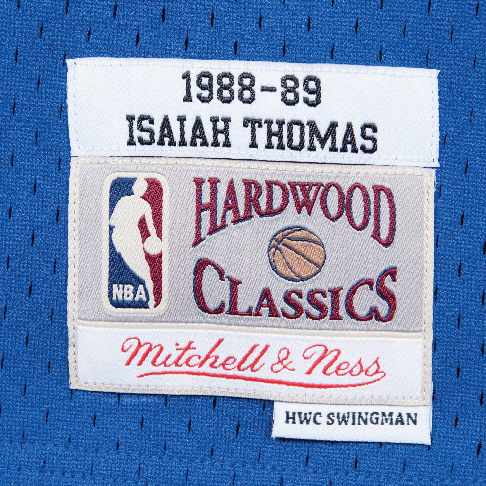 Detroit Pistons Mitchell & Ness Swingman Jersey Road Isiah Thomas 1988-89