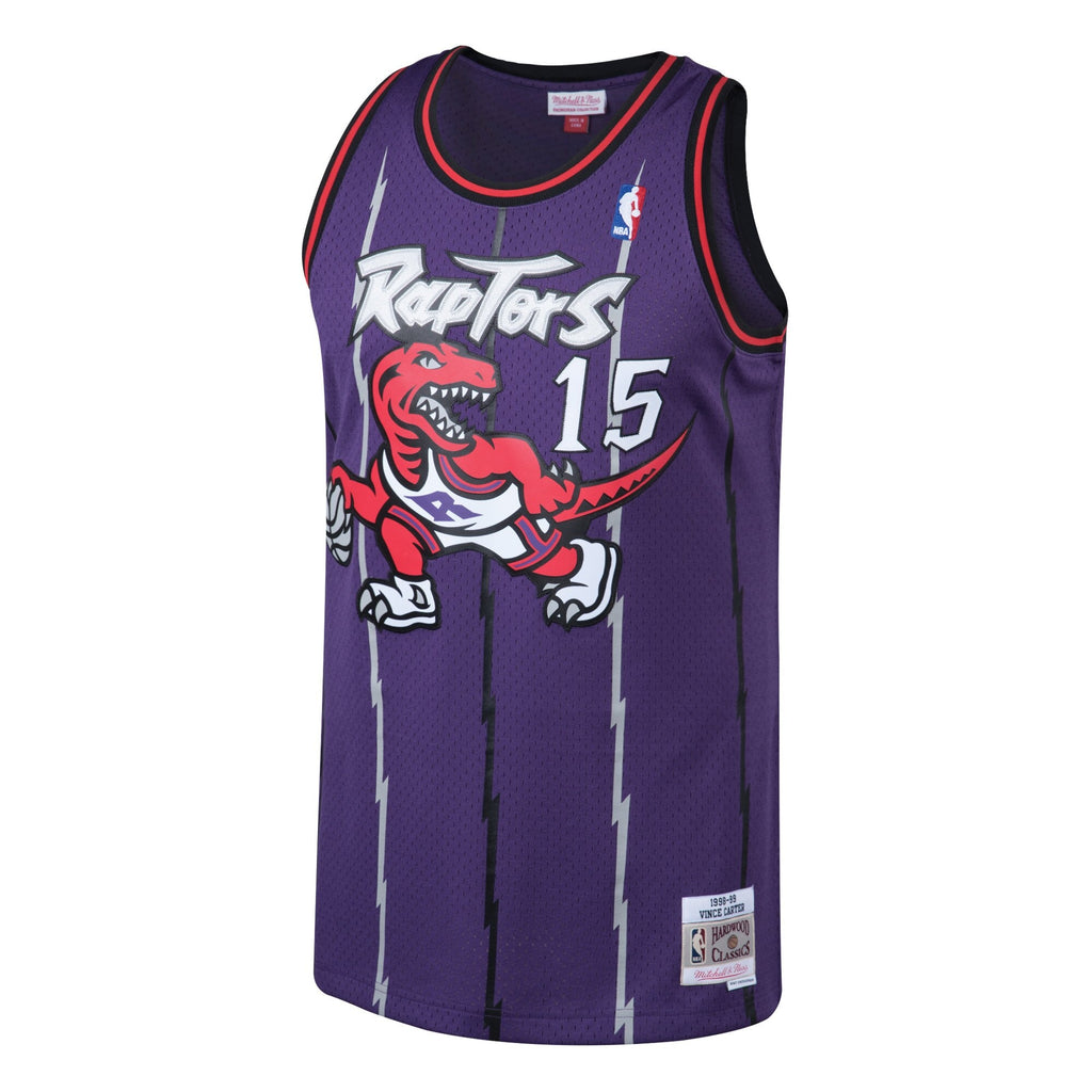 Toronto Raptors Vince Carter Hardwood Classics Road Swingman Jersey by Mitchell & Ness - Youth