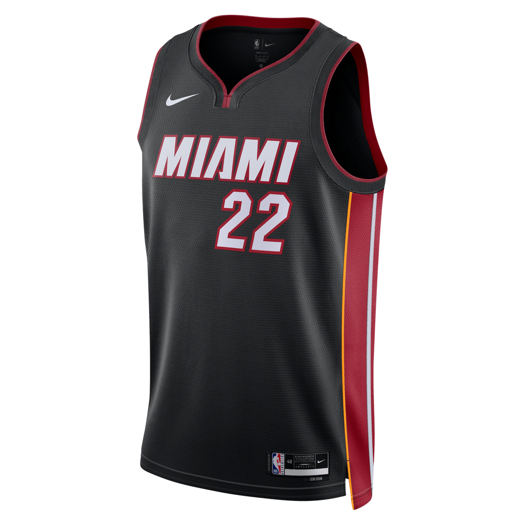Miami Heat Nike Icon Edition Swingman Jersey - Black - Andrew Wiggins - Unisex