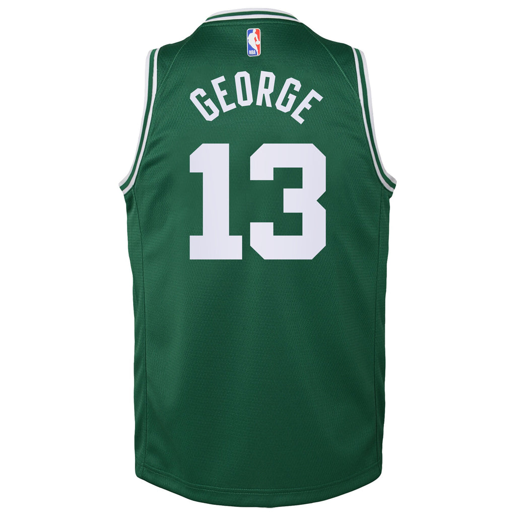 Boston Celtics Nike Replica Icon Edition Jersey - Kelly Green - Paul George - Kids