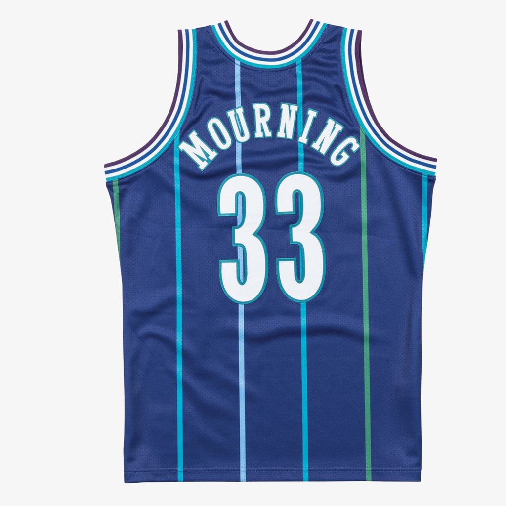 Charlotte Hornets Mitchell & Ness Authentic Jersey Alternate Alonzo Mourning 1994-95