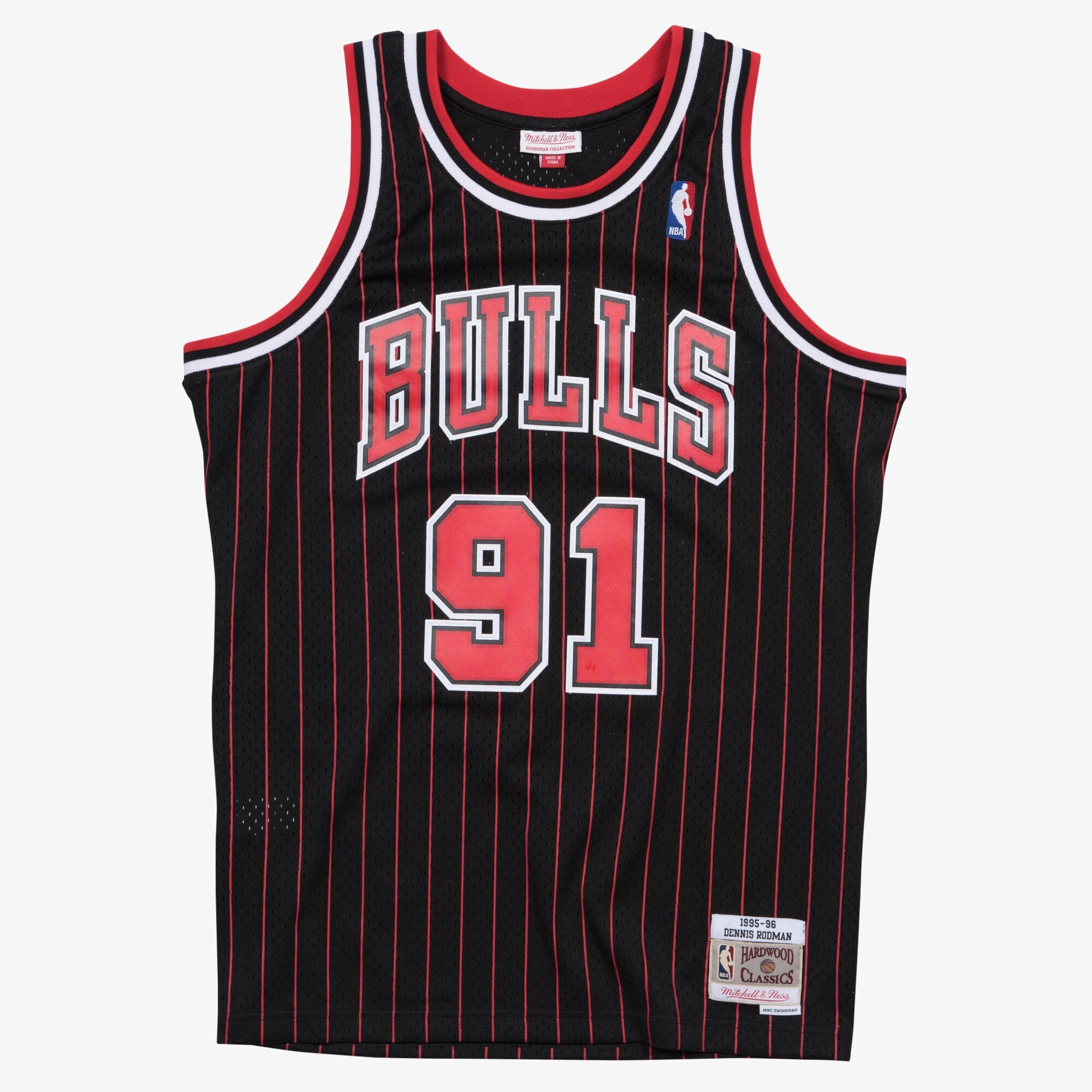 Chicago Bulls Mitchell & Ness Swingman Jersey Alternate Dennis Rodman 1995-96