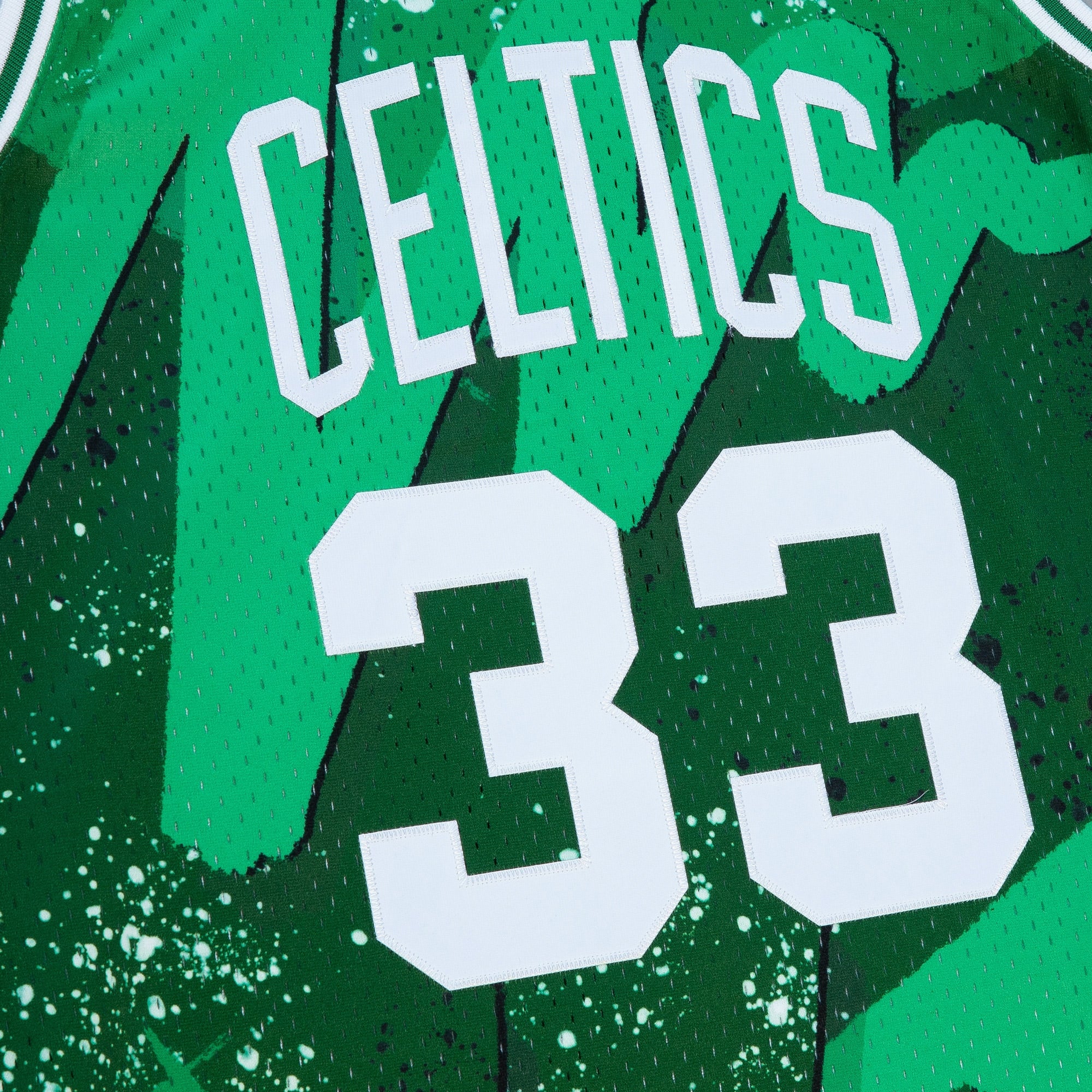 Boston Celtics Mitchell & Ness Larry Bird 1985 Hyper Hoops Swingman Jersey - Green