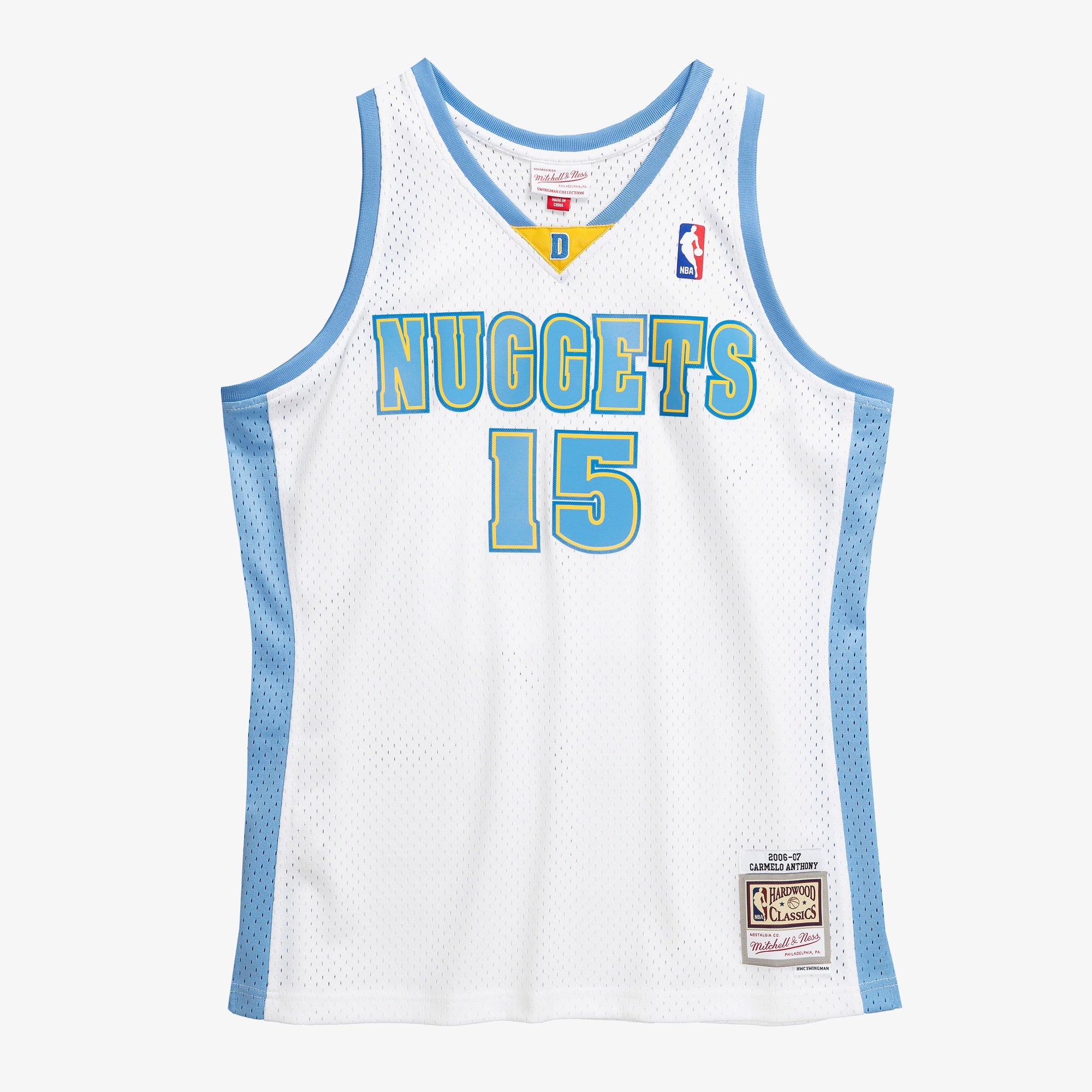 Denver Nuggets Mitchell & Ness Carmelo Anthony 2006 Swingman Authentic Jersey - White