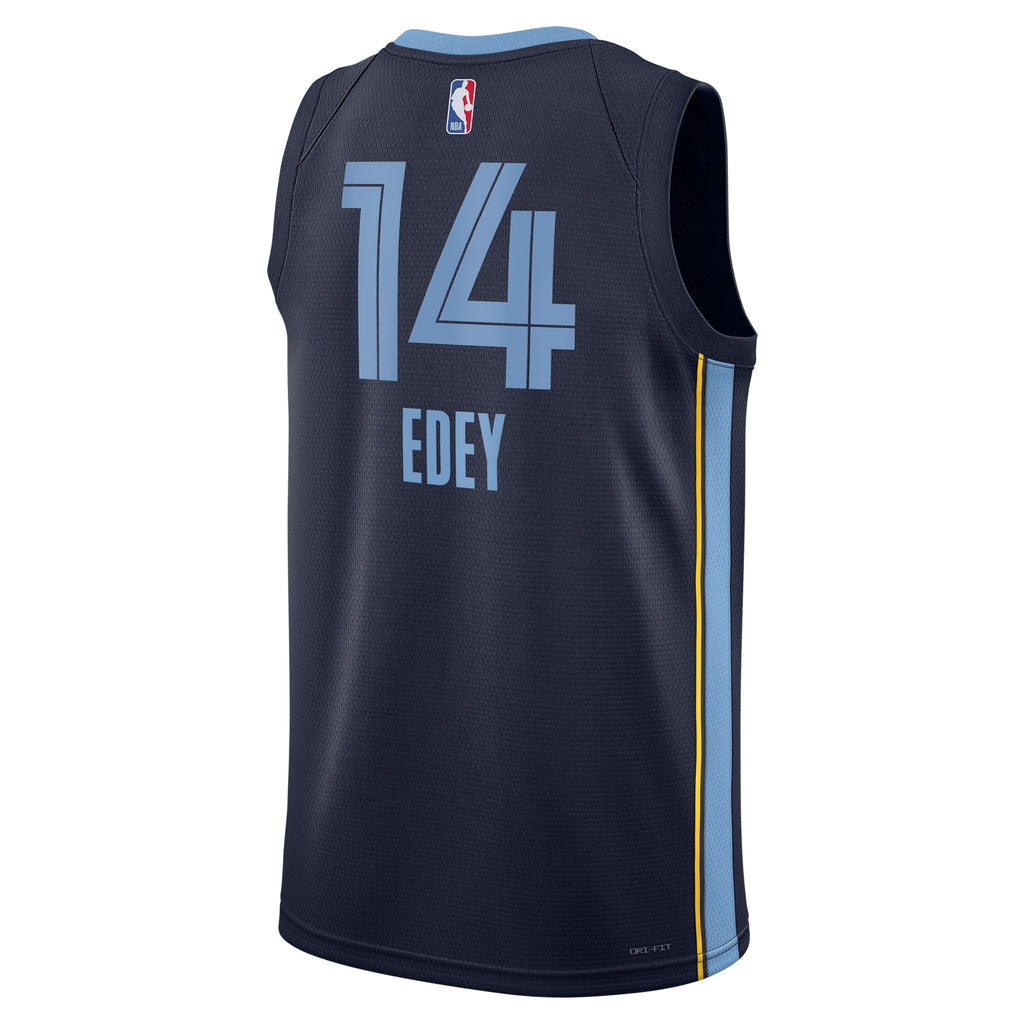 Memphis Grizzlies Nike Icon Swingman Jersey - Navy - Zach Edey - Unisex