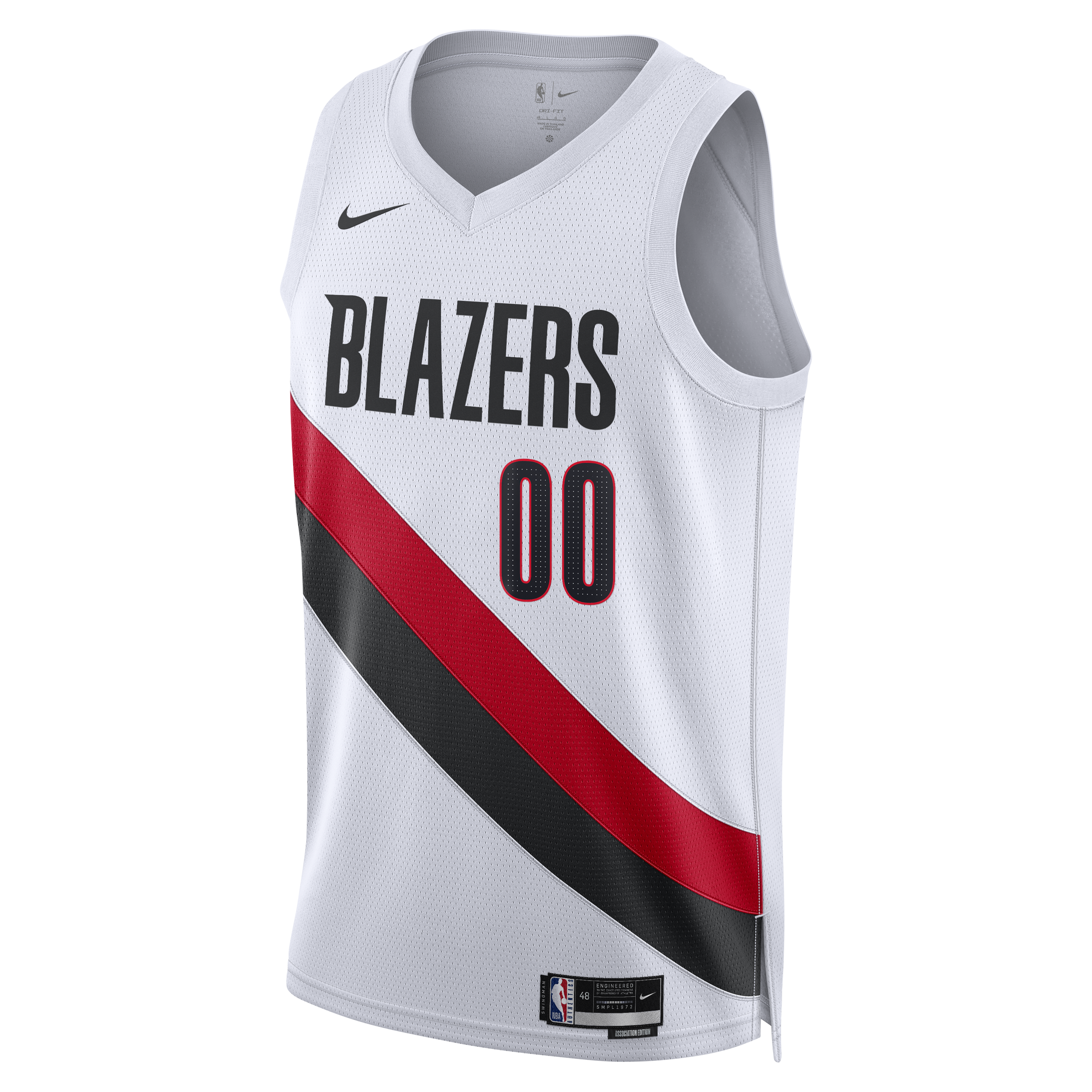 Portland Trail Blazers Nike Replica Association Edition Swingman Jersey - White - Scoot Henderson - Unisex