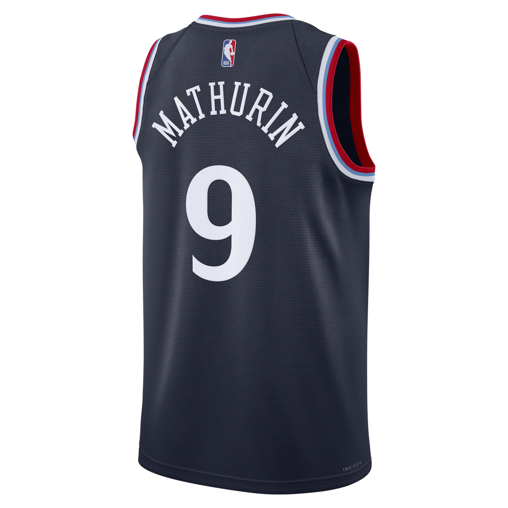 Los Angeles Clippers Nike Replica Icon Edition Swingman Jersey - Navy - Bennedict Mathurin - Unisex