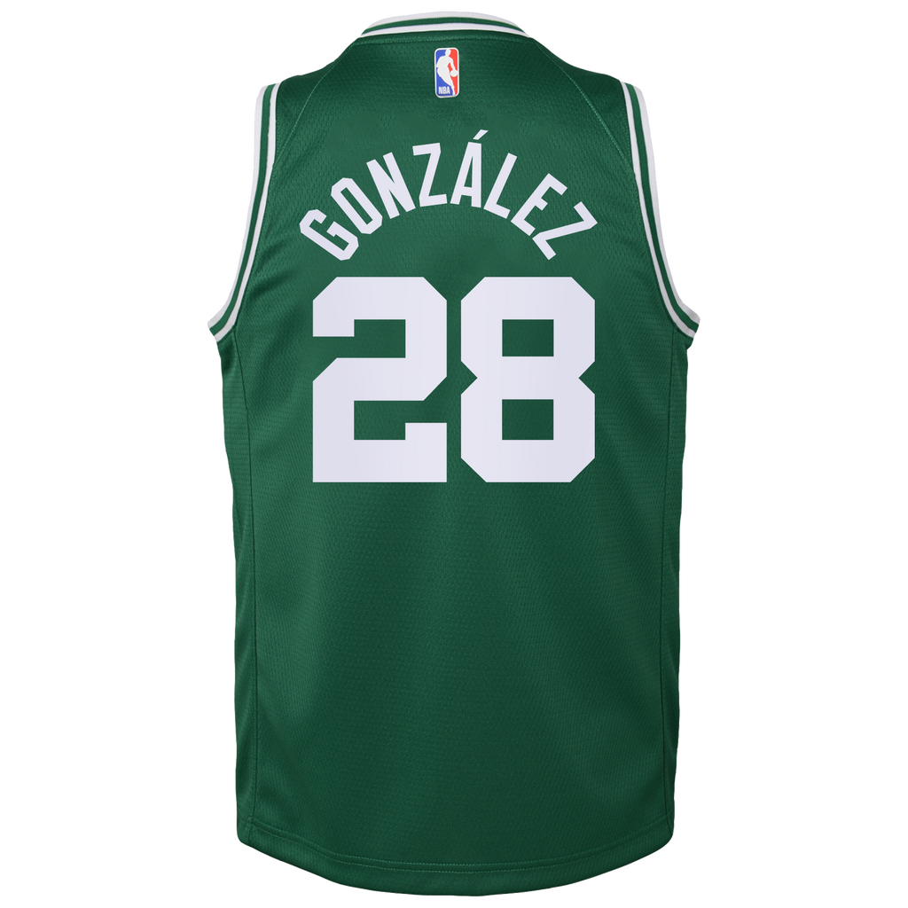 Boston Celtics Nike Icon Edition Swingman Jersey - Kelly Green - Hugo González - Youth