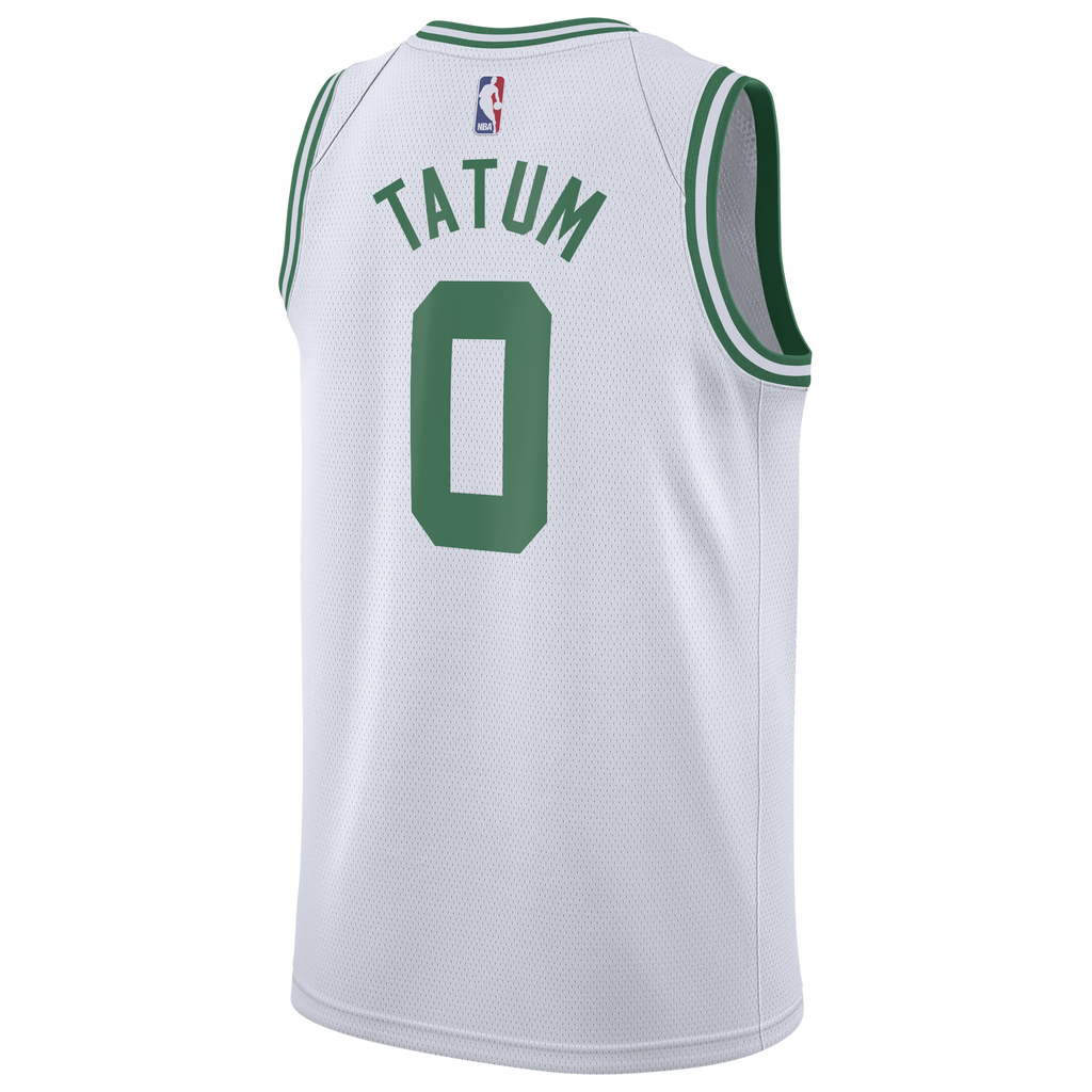 Boston Celtics Nike Association Edition Swingman Jersey - White - Jayson Tatum - Youth
