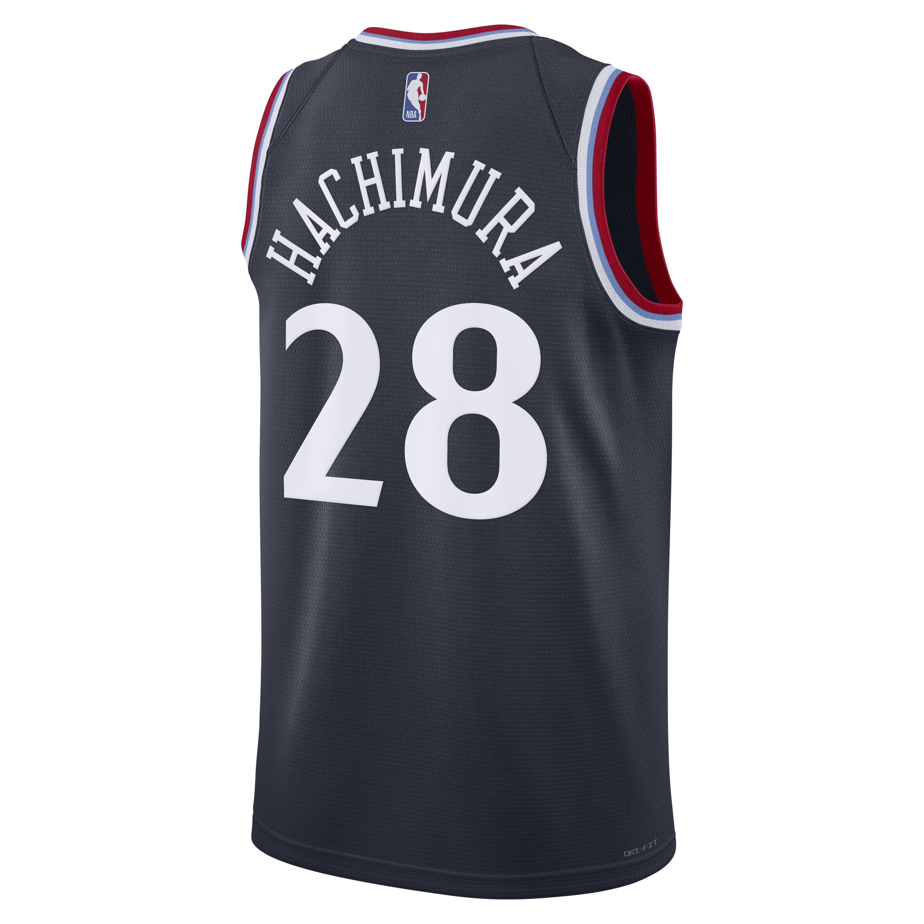 Los Angeles Clippers Nike Replica Icon Edition Swingman Jersey - Navy - Rui Hachimura - Youth