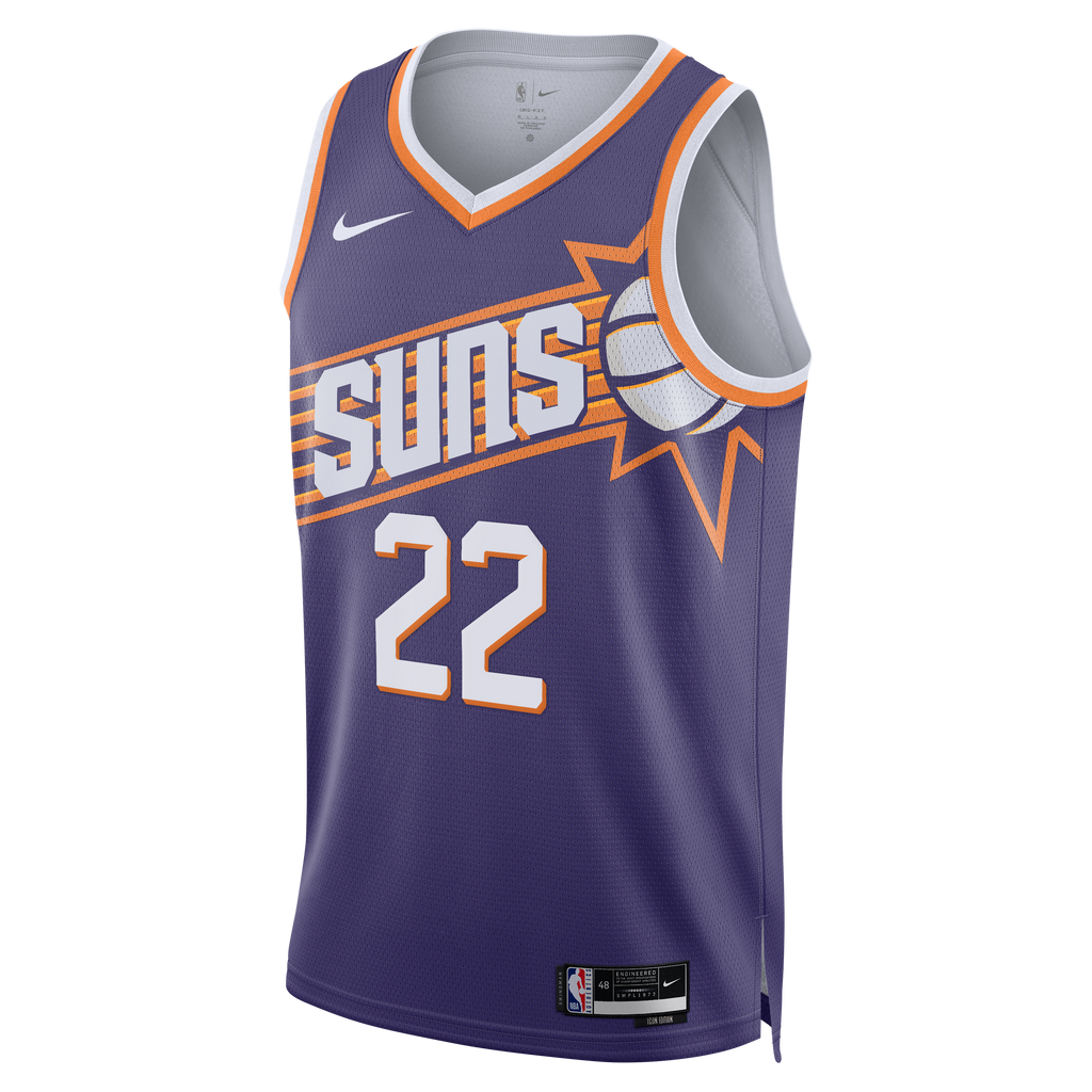 Phoenix Suns Nike Icon Edition Swingman Jersey - Purple - Miles Bridges - Unisex