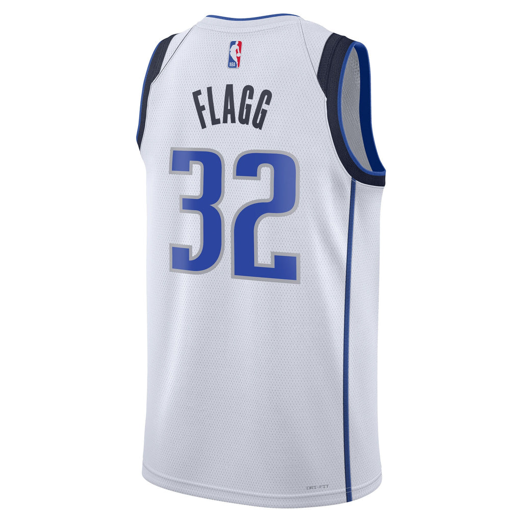 Dallas Mavericks Nike Association Edition Swingman Jersey NBA 2025 First Round Draft Pick - White - Cooper Flagg - Unisex