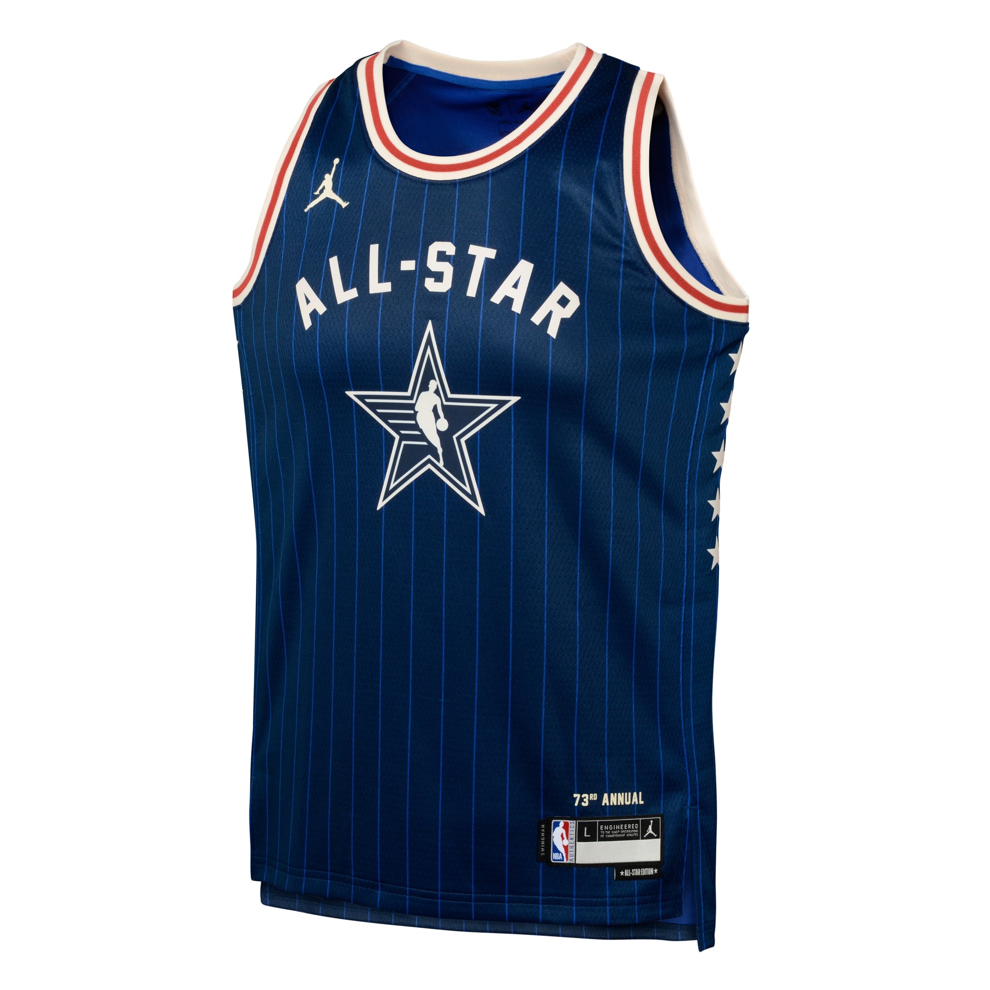 Eastern Conference Jordan Brand All-Star 2024 Swingman Jersey - Navy - Jayson Tatum - Youth