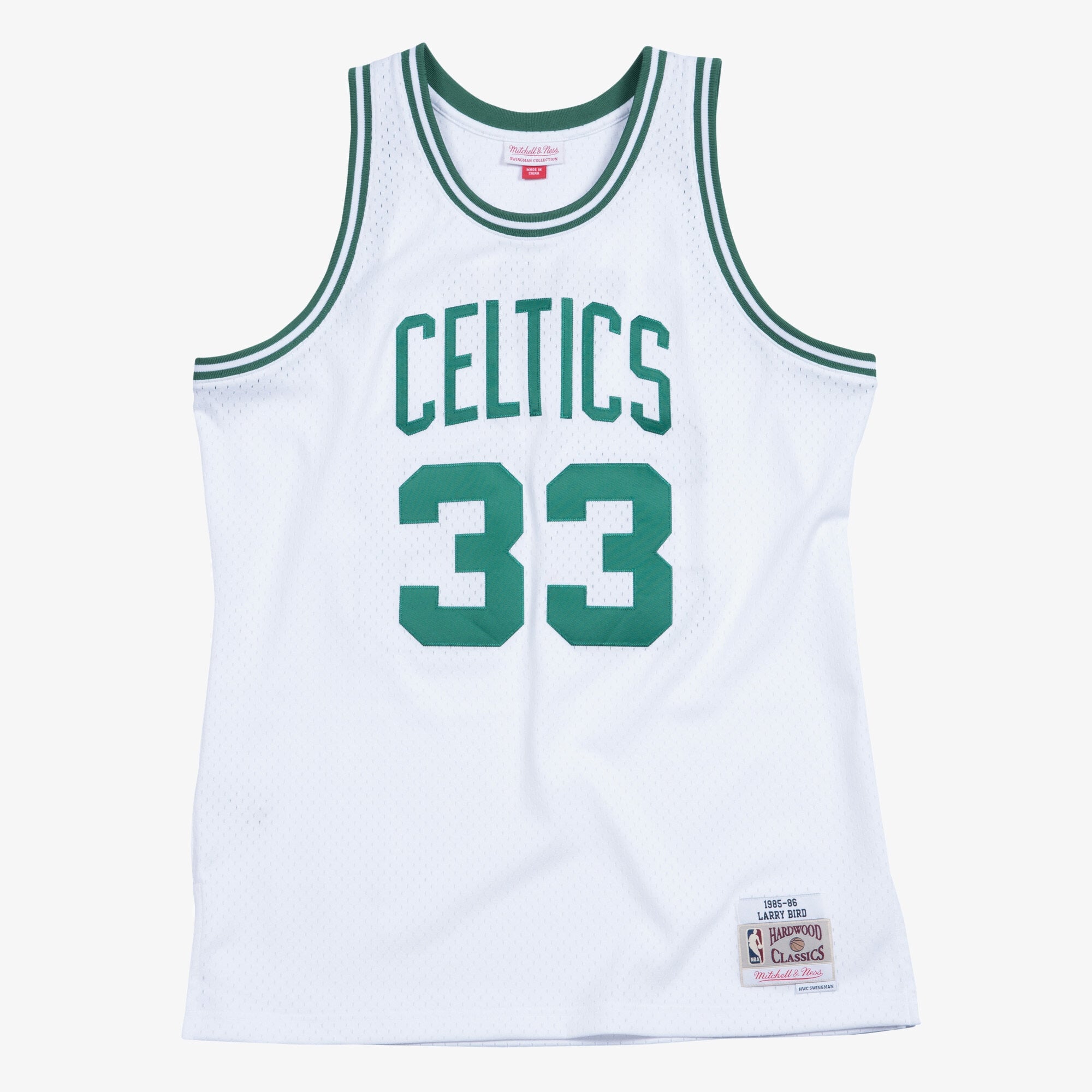 Boston Celtics Mitchell & Ness Swingman Jersey Home Larry Bird 1985-86