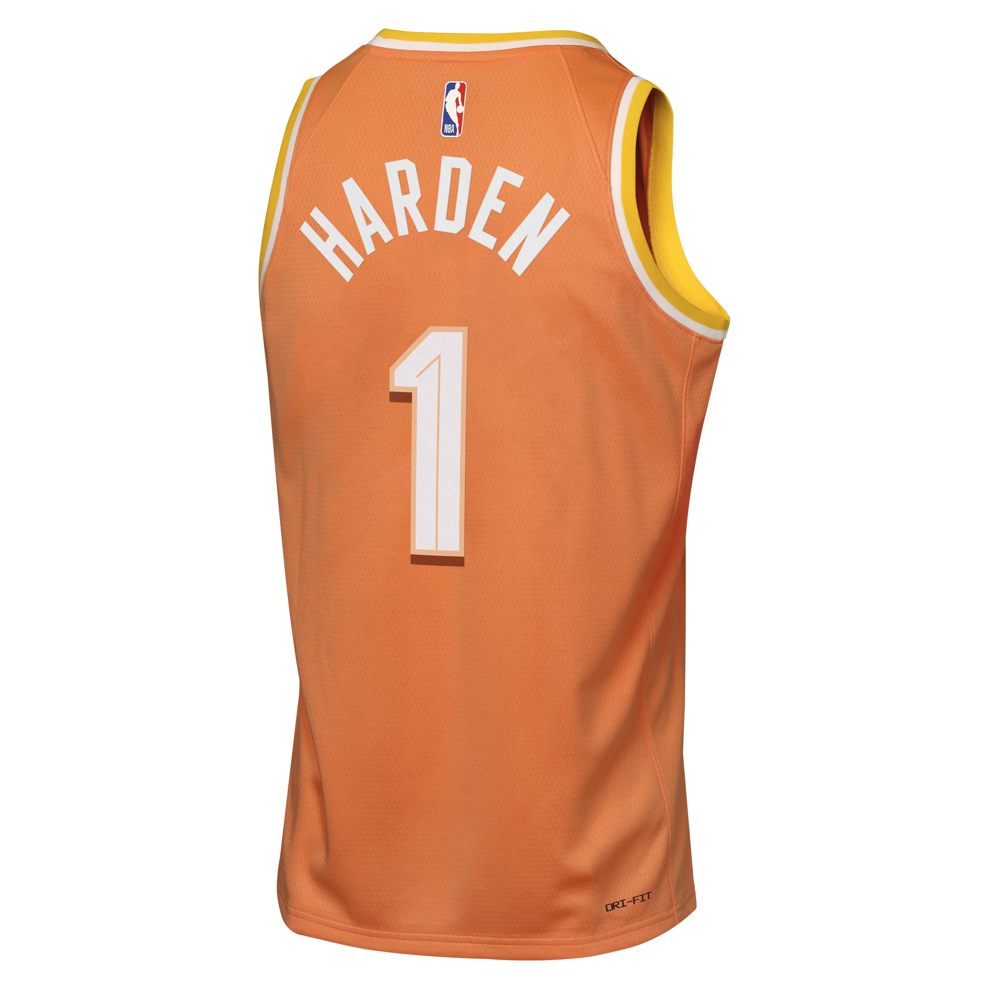Nike Cleveland Cavaliers 2025/26 City Edition Swingman Jersey - Orange - James Harden - Youth