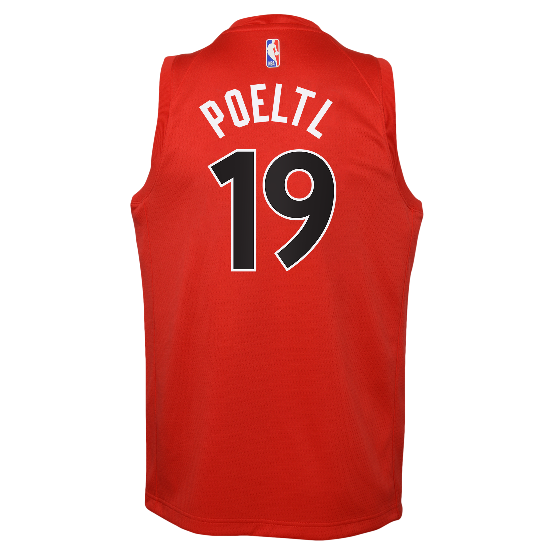 Toronto Raptors Nike Icon Edition Swingman Jersey - Red - Jakob Poeltl - Youth