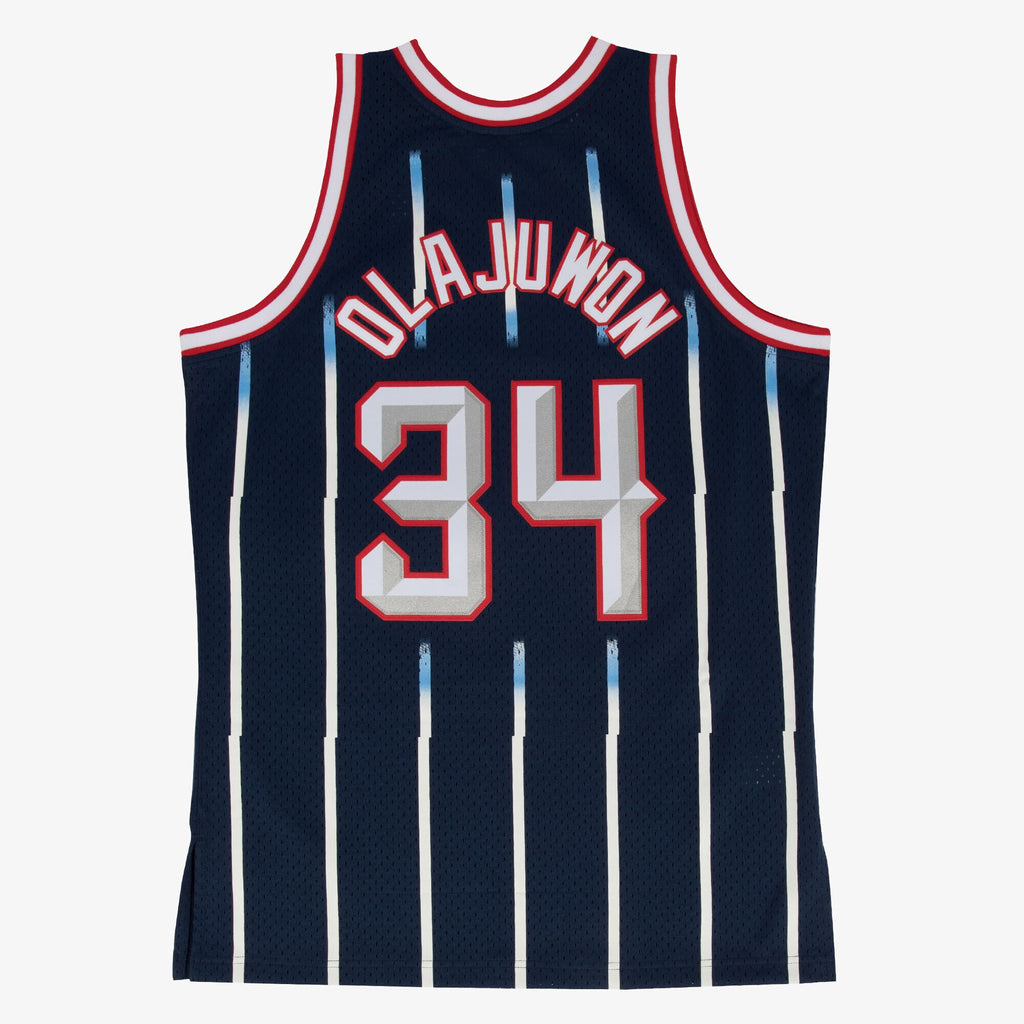 Houston Rockets Mitchell & Ness Swingman Jersey Road Hakeem Olajuwon 1996-97