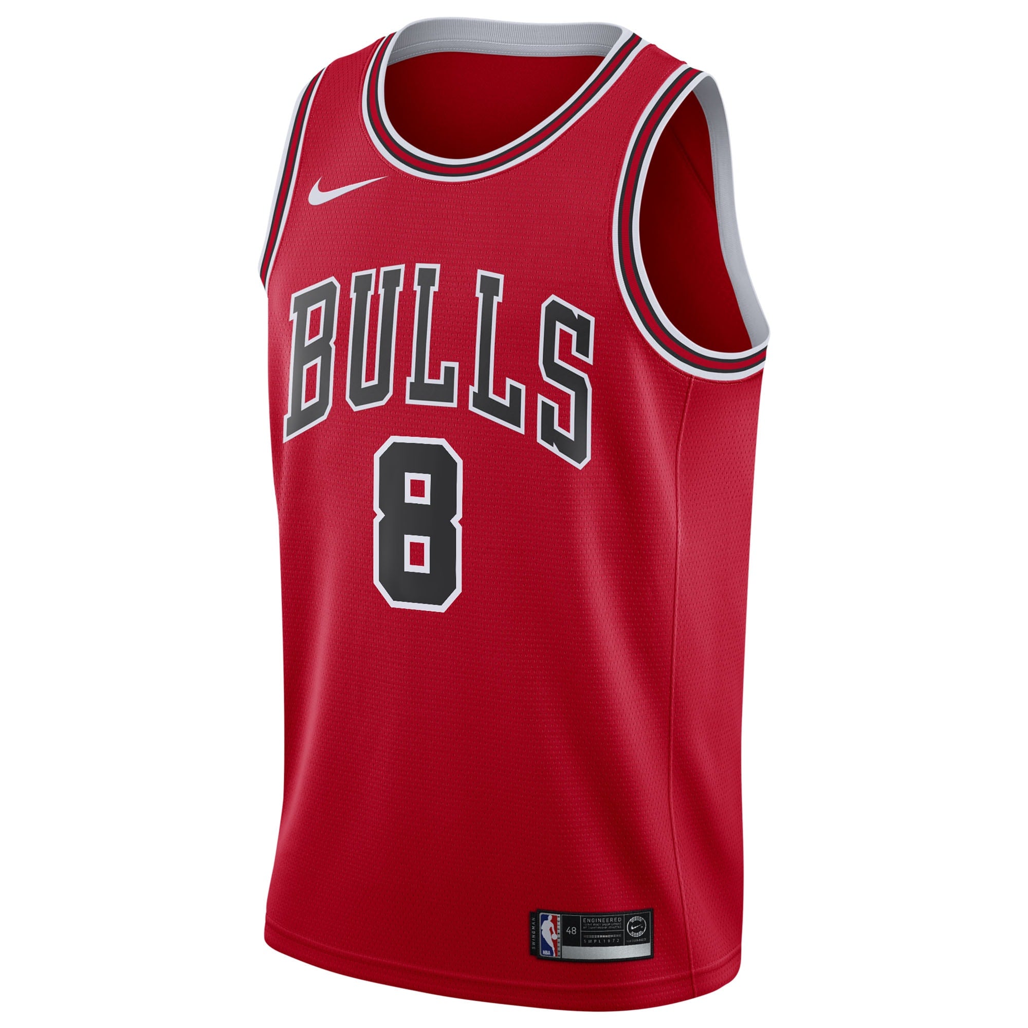 Chicago Bulls Nike Icon Edition Swingman Jersey - Red - Yuki Kawamura - Youth