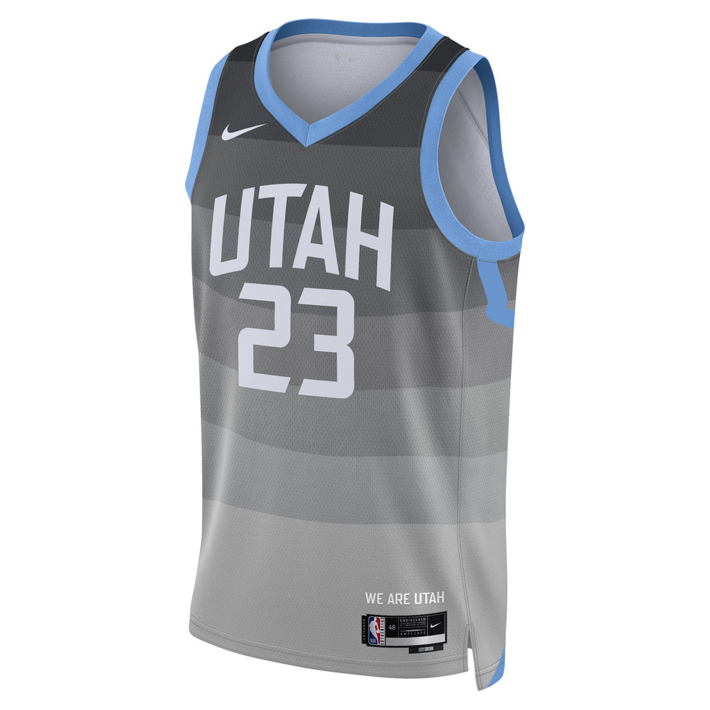 Utah Jazz Nike 2025/26 City Edition Swingman Jersey - Gray - Lauri Markkanen - Unisex