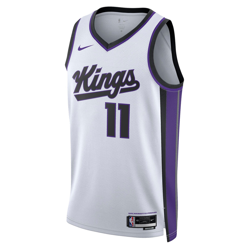 Sacramento Kings Nike Association Edition Swingman Jersey - White - Domantas Sabonis - Unisex