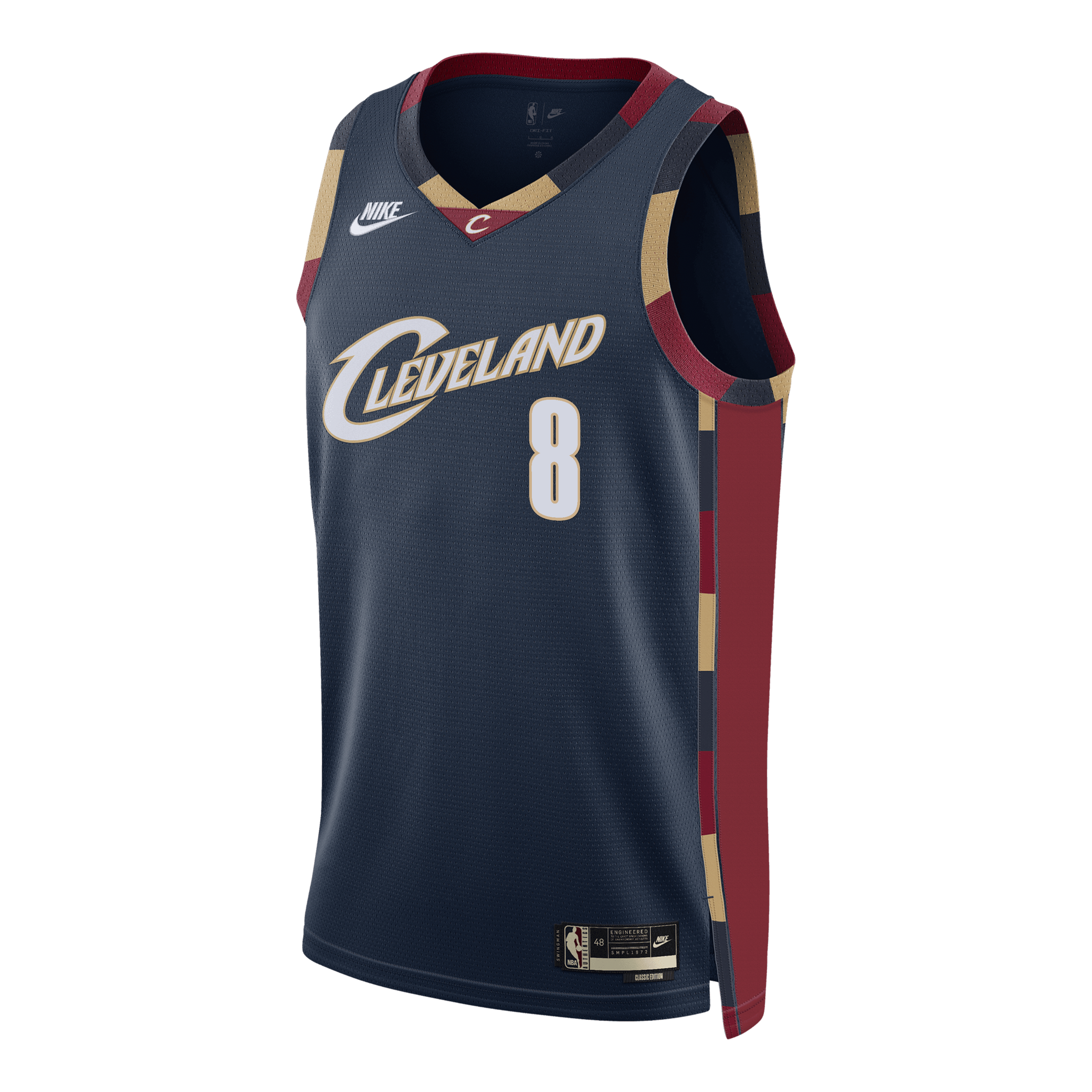 Cleveland Cavaliers Nike Classic Edition Swingman Jersey - Navy - Dennis Schröder - Unisex