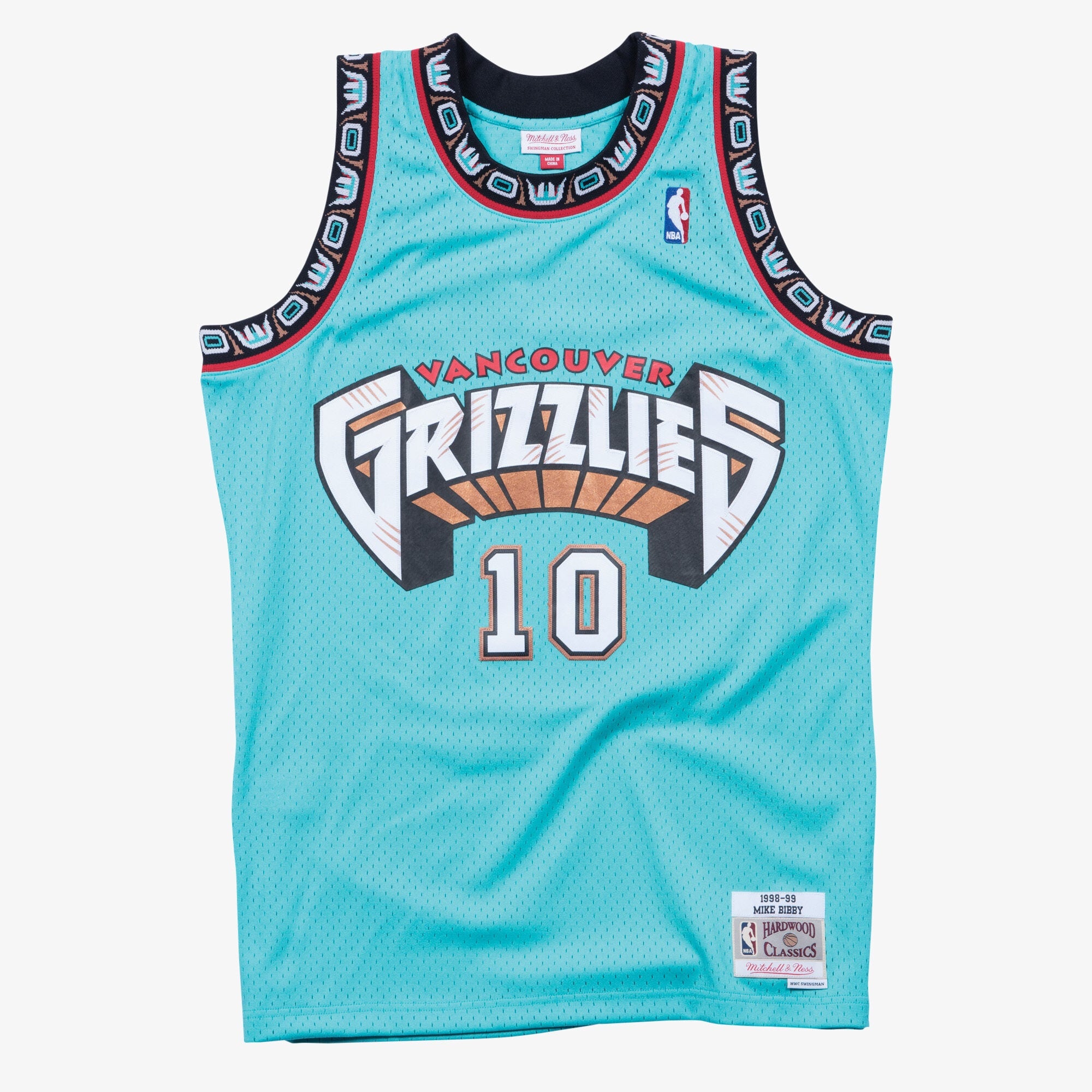 Vancouver Grizzlies Mitchell & Ness Swingman Jersey Mike Bibby 1998-89