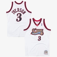 Philadelphia 76ers Mitchell & Ness Allen Iverson 1997 Authentic Jersey - White - S