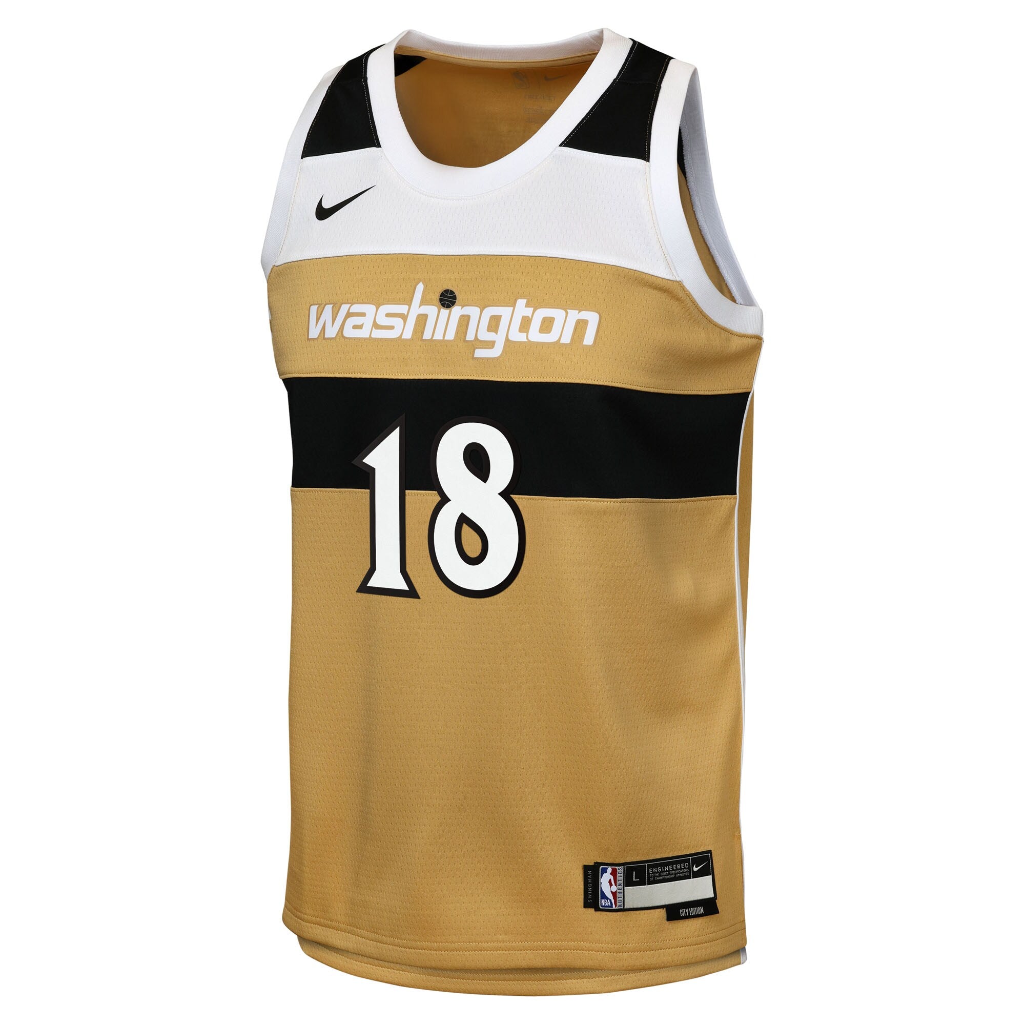 Washington Wizards Nike 2025/26 City Edition Swingman Jersey - Tan - Kyshawn George - Youth