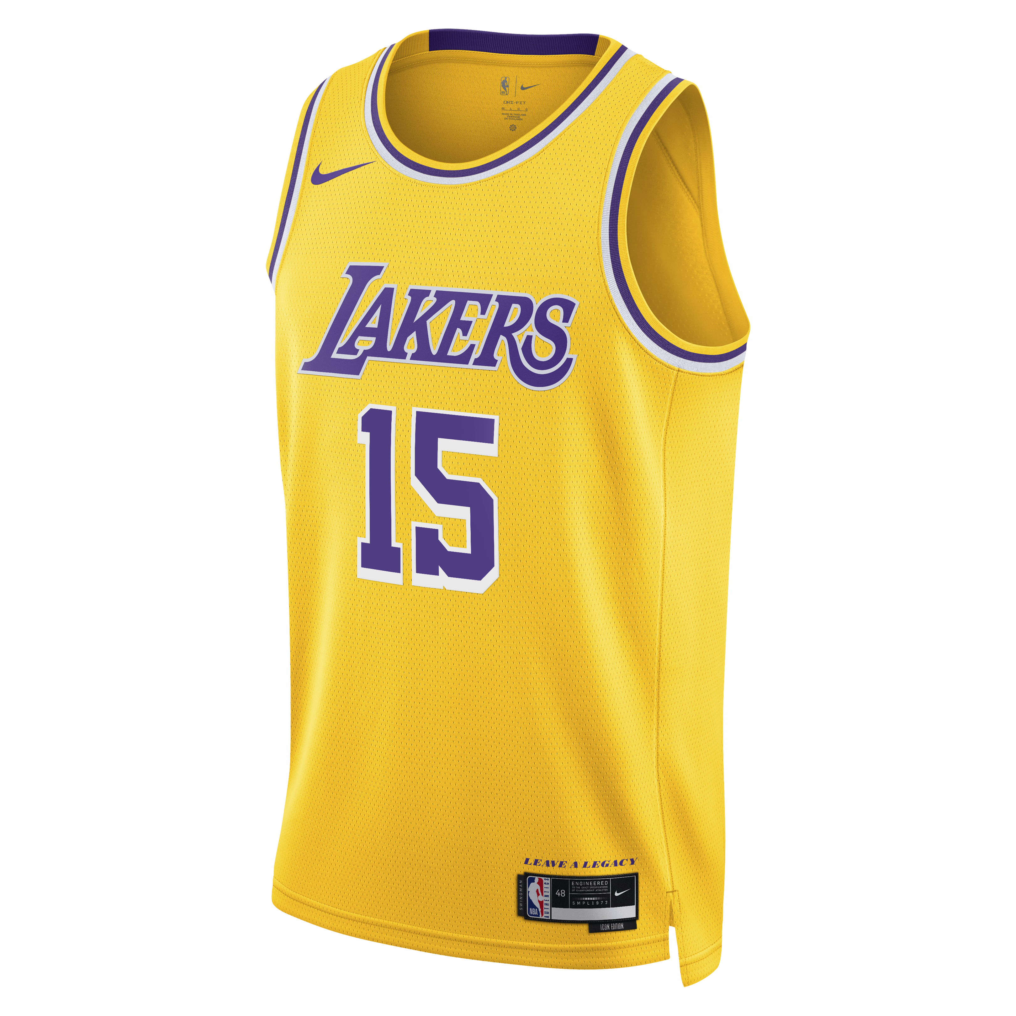 Los Angeles Lakers Nike Icon Edition Swingman Jersey - Gold - Austin Reaves - Unisex
