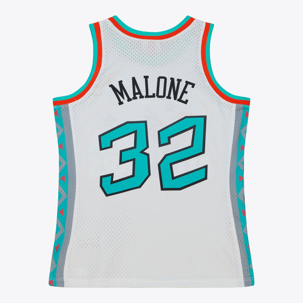 NBA Mitchell & Ness Karl Malone 1996 All-Star Swingman Authentic Jersey - White