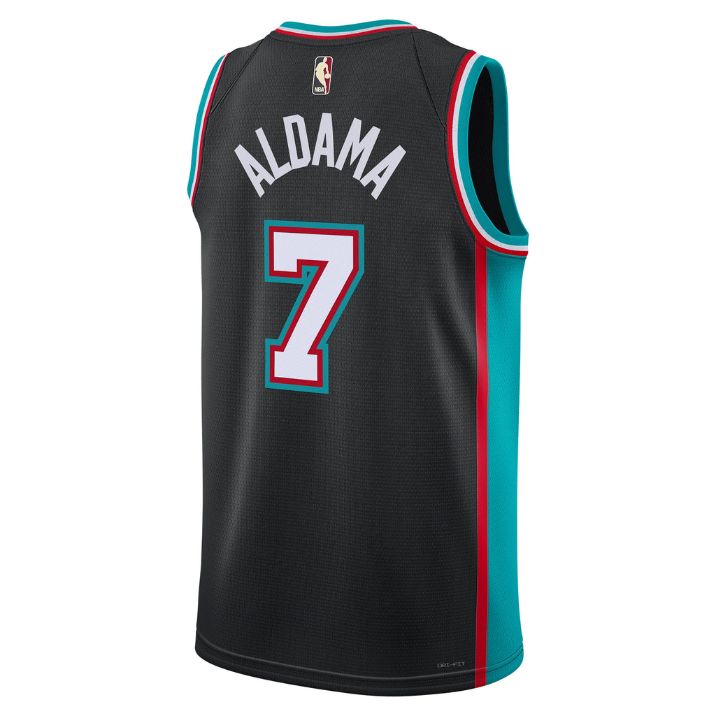 Memphis Grizzlies Nike Classic Edition Jersey - Black - Santi Aldama - Unisex