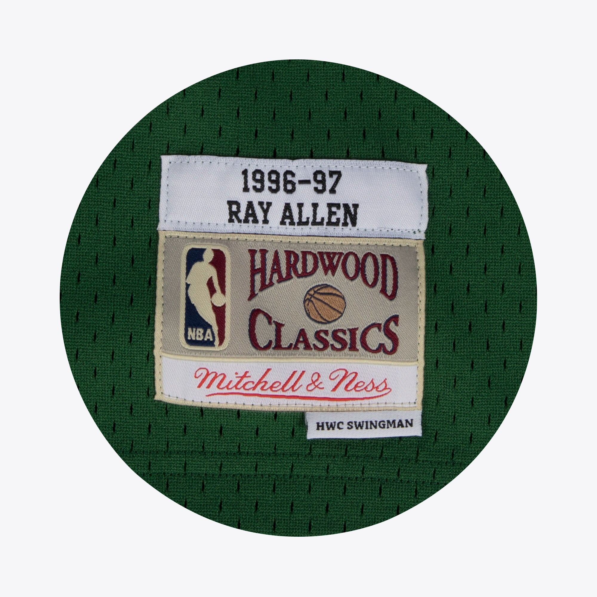 Milwaukee Bucks Ray Allen 1996 Hardwood Classics Alternate Swingman Jersey By Mitchell & Ness - Dark Green - Mens
