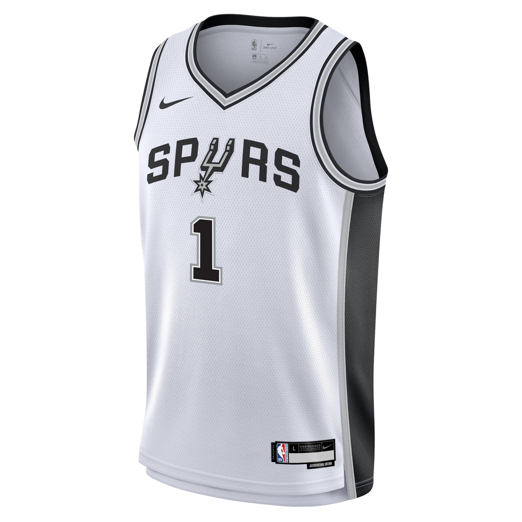 San Antonio Spurs Nike Association Swingman Jersey - Victor Wembanyama - Youth