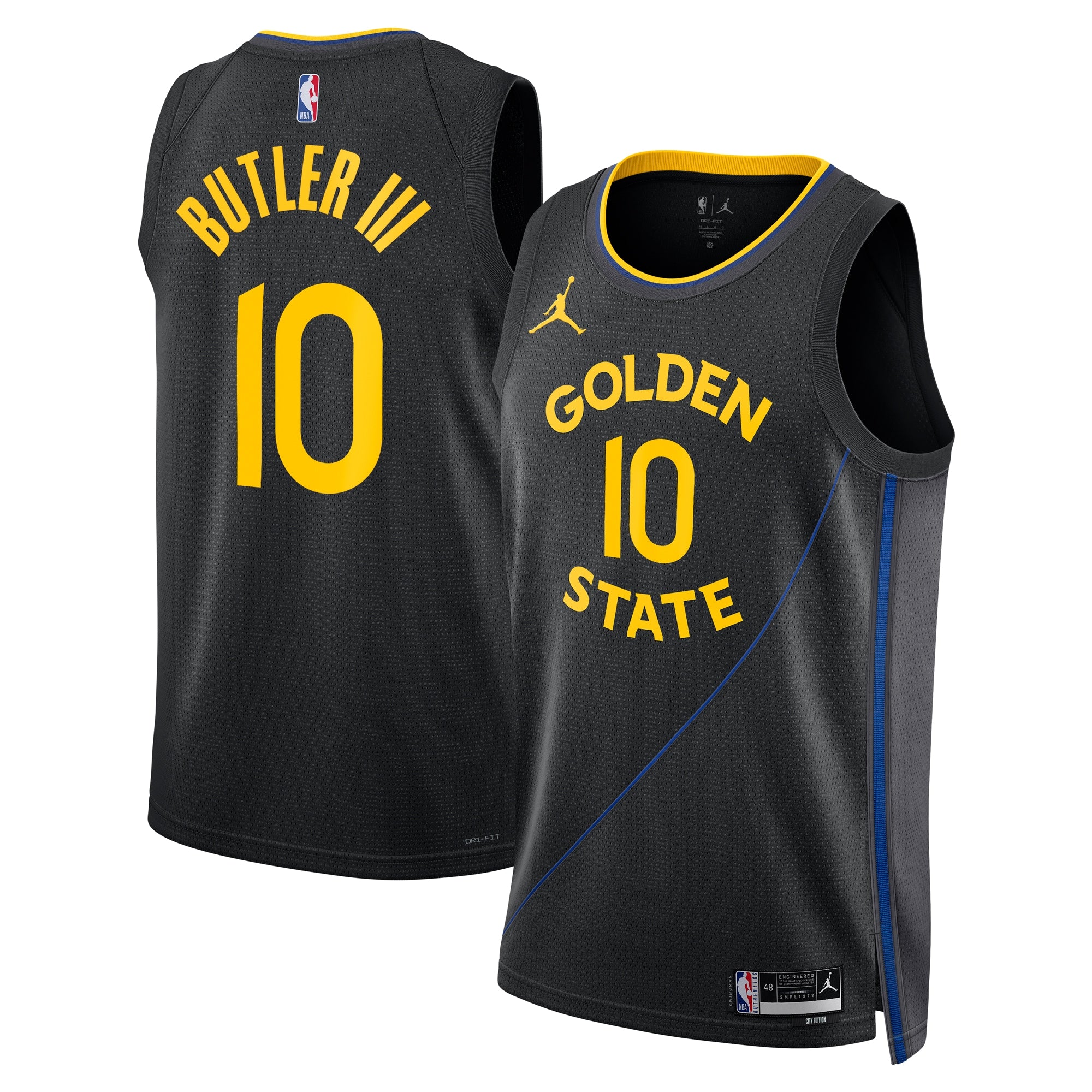 Golden State Warriors Jordan Brand 2024/25 Statement Edition Swingman Jersey - Black - Jimmy Butler III - Unisex