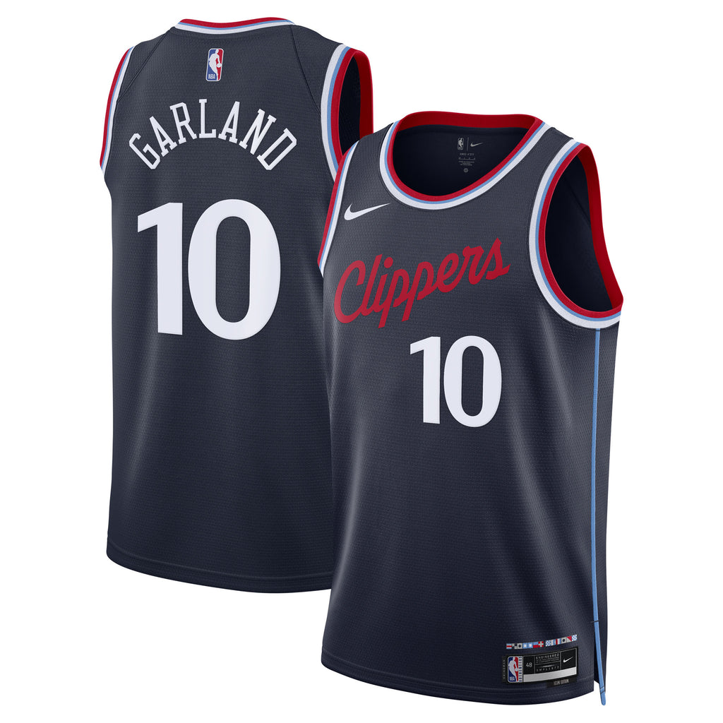 Los Angeles Clippers Nike Icon Edition Swingman Jersey - Navy - Darius Garland - Unisex