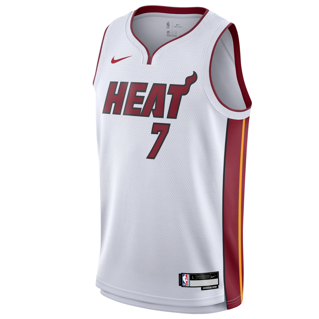Miami Heat Nike Association Edition Swingman Jersey - White - Giannis Antetokounmpo - Youth