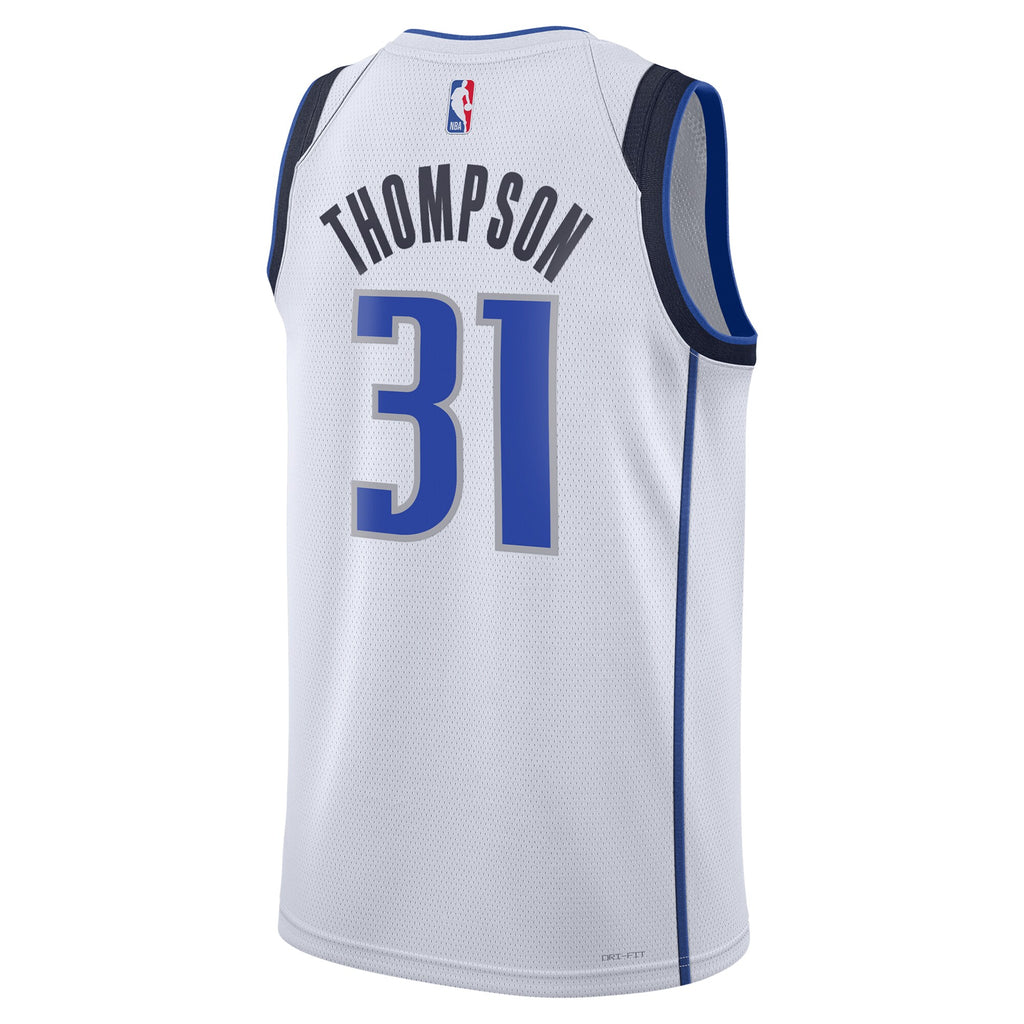 Dallas Mavericks Nike Association Edition Swingman Jersey - White - Klay Thompson - Unisex