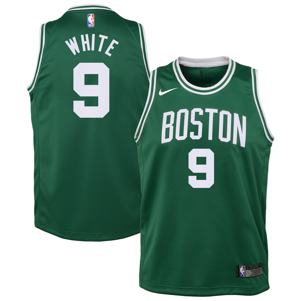 Boston Celtics Nike Icon Edition Swingman Jersey - Kelly Green - Derrick White - Youth