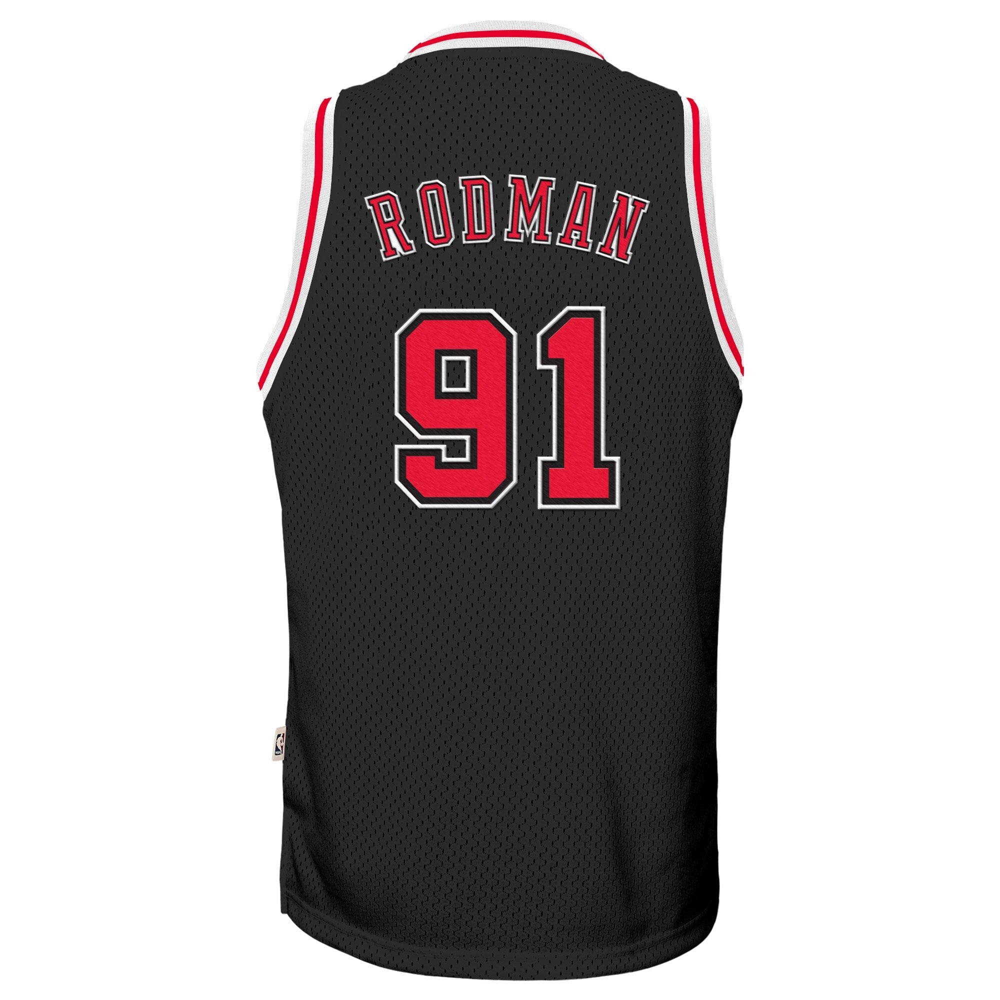 Chicago Bulls Dennis Rodman 1997-98 Hardwood Classics Alernate Swingman Jersey - Black - Youth