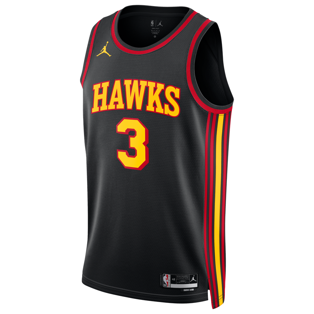 Atlanta Hawks Jordan Brand Statement Edition Swingman Jersey - Black - CJ McCollum - Unisex