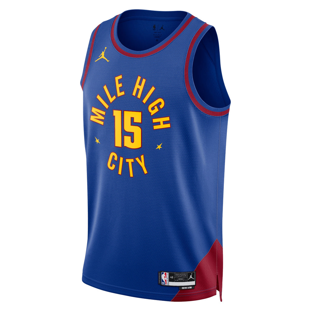 Denver Nuggets Jordan Statement Edition Swingman Jersey - Blue - Nikola Jokic - Unisex