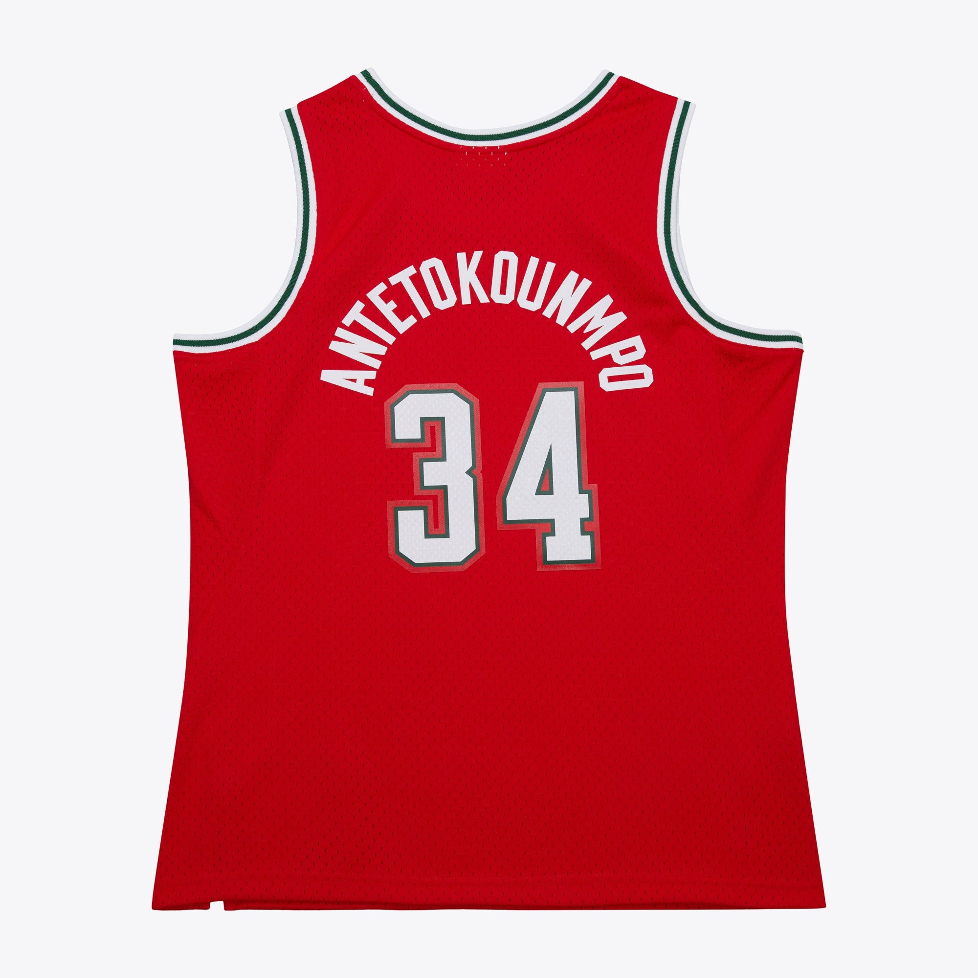 Milwaukee Bucks Mitchell & Ness Giannis Antetokounmpo 2014 Dark Alternate Authentic Jersey - Red