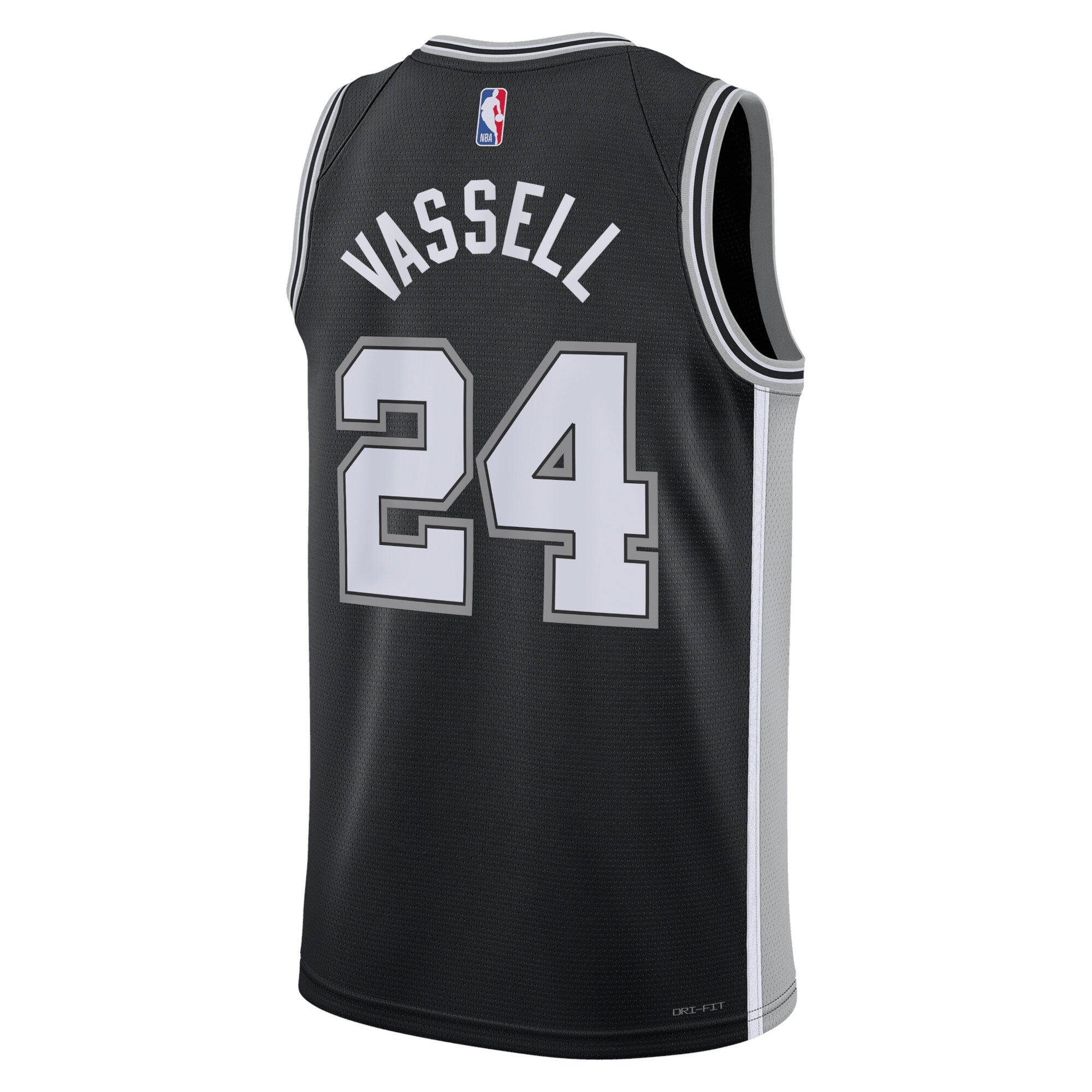 San Antonio Spurs Nike Icon Edition Swingman Jersey - Black - Devin Vassell - Unisex