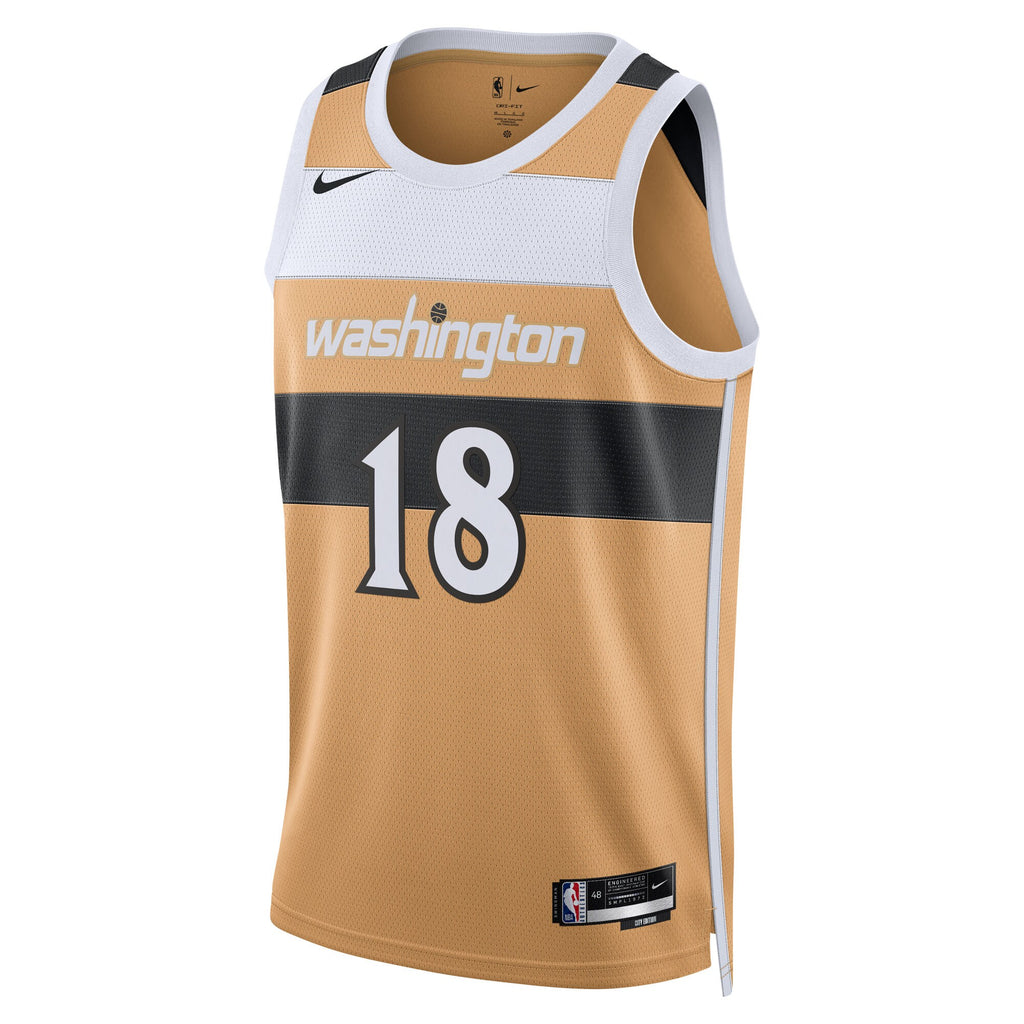 Washington Wizards Nike 2025/26 City Edition Swingman Jersey - Tan - Kyshawn George - Unisex