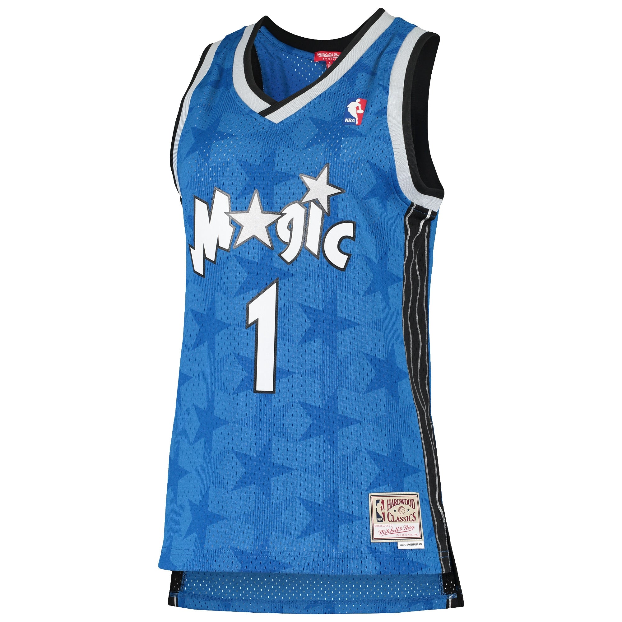 Women's Mitchell & Ness Tracy McGrady Blue Orlando Magic 2000-01 Hardwood Classics Swingman Jersey