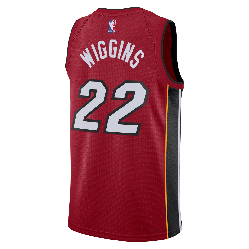 Miami Heat Jordan Brand Statement Edition Swingman Jersey - Red - Andrew Wiggins - Unisex