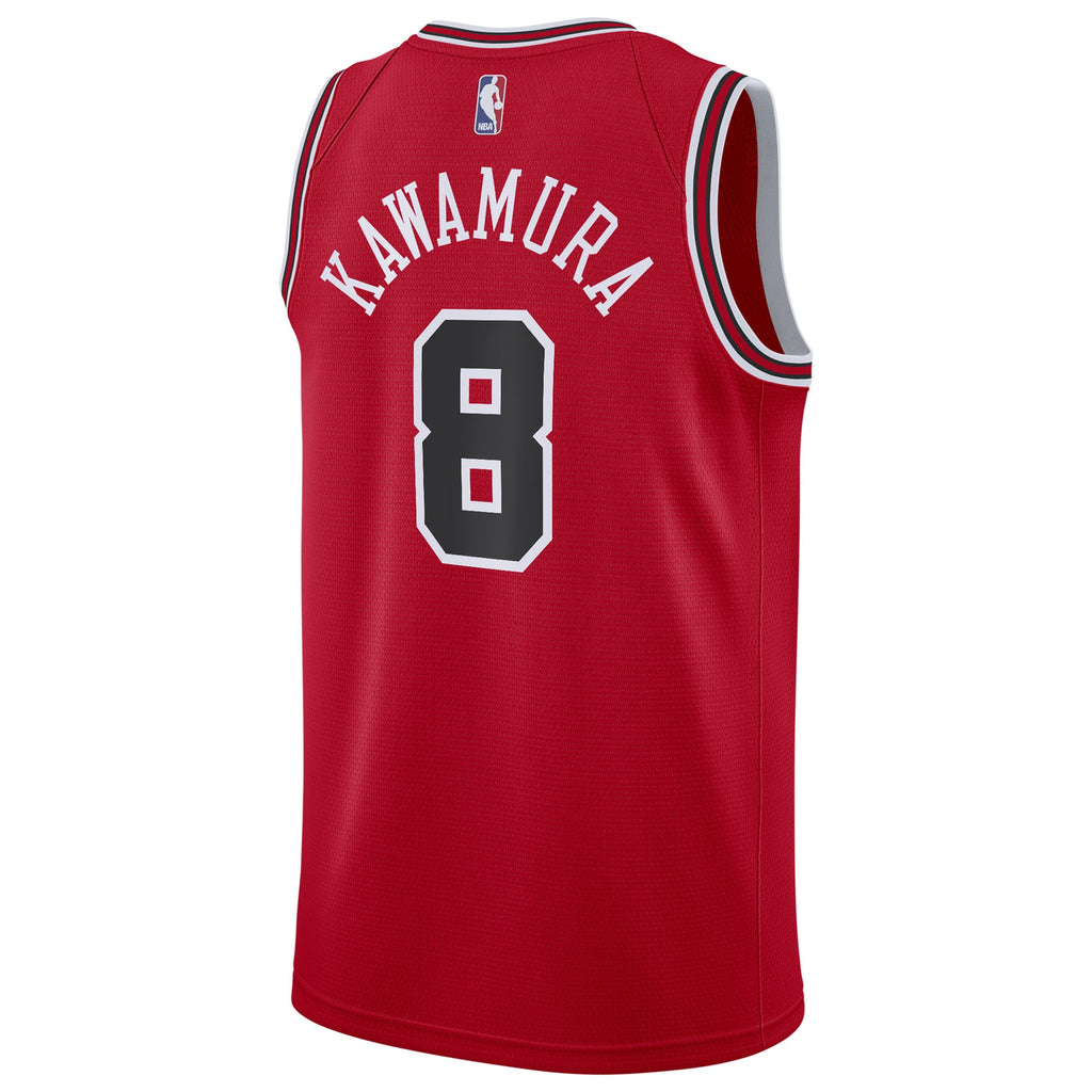 Chicago Bulls Nike Icon Edition Swingman Jersey - Red - Yuki Kawamura - Youth