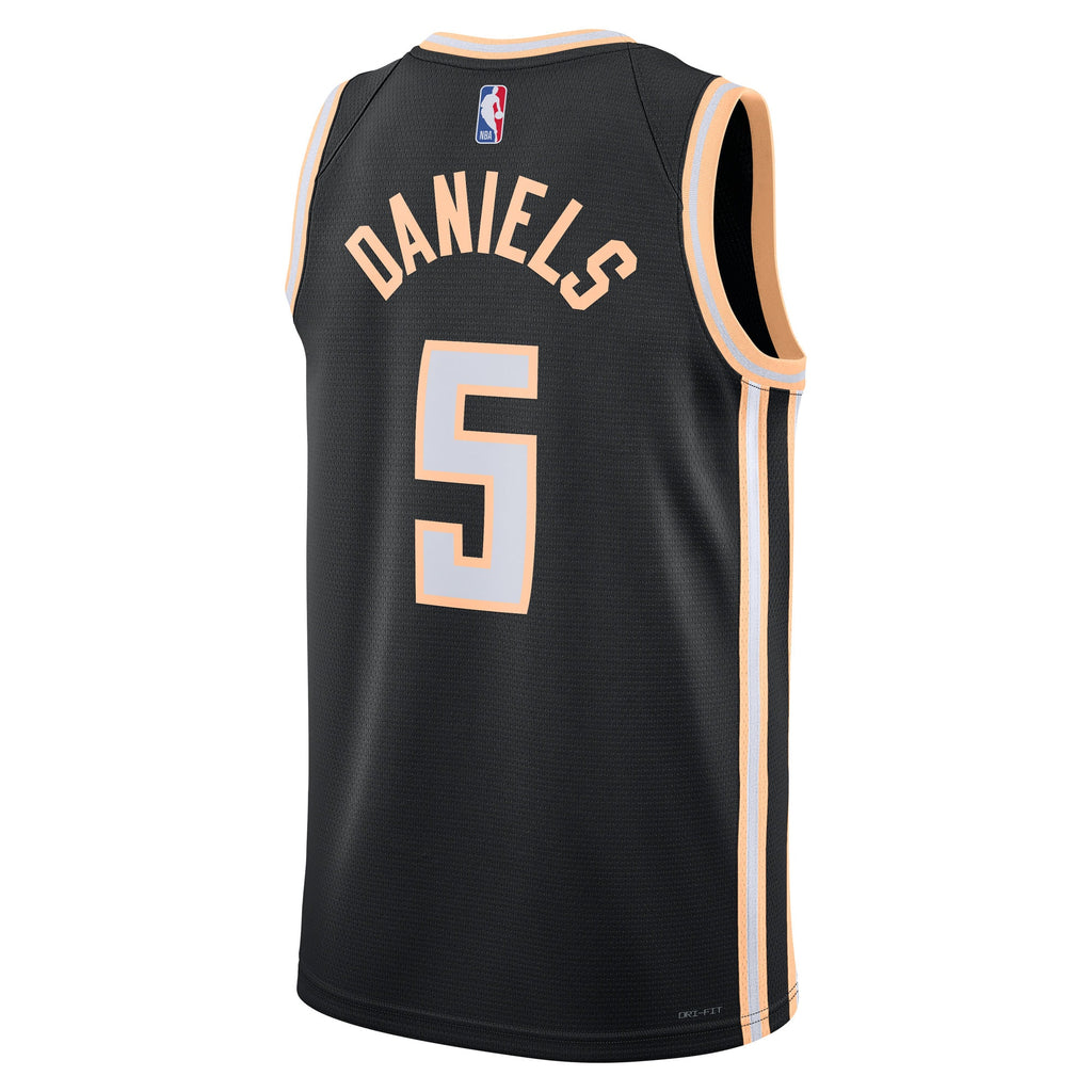 Atlanta Hawks Nike 2025/26 City Edition Swingman Jersey - Black - Dyson Daniels - Unisex
